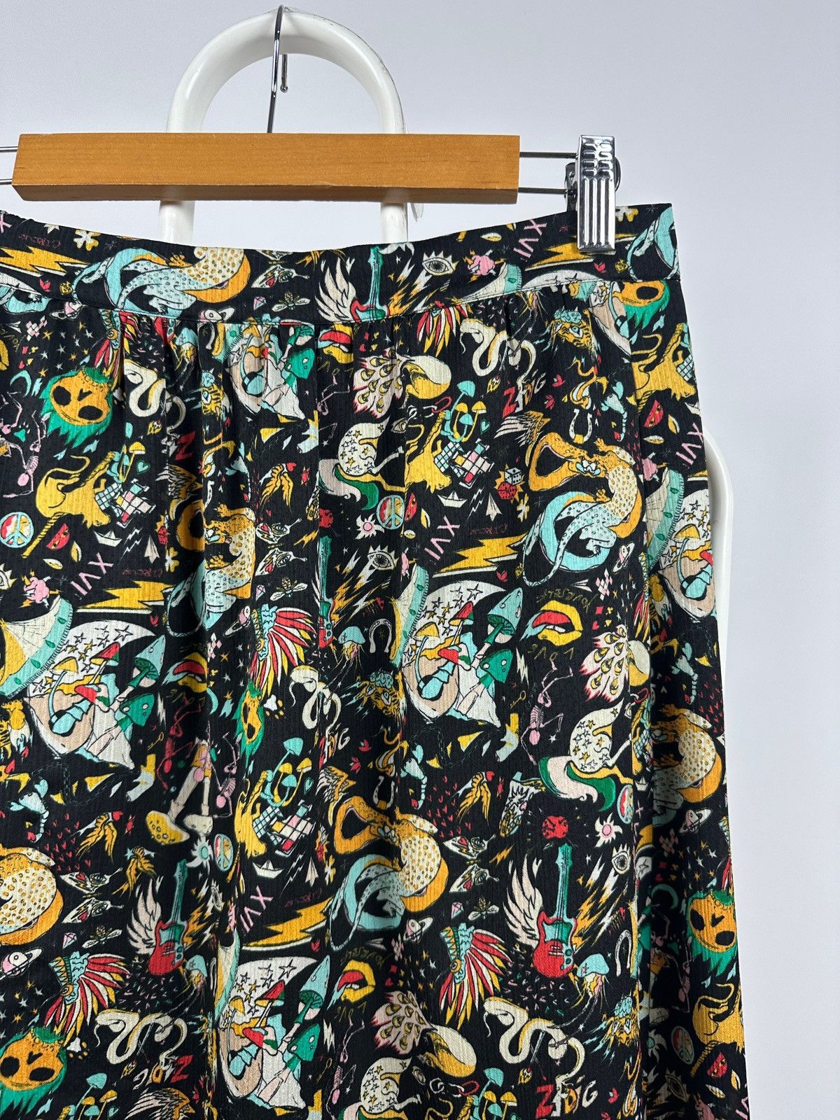 Zadig & Voltaire Zadig & Voltaire Joslin Plisse Party Circus Midi Skirt Size 26" / US 2 / IT 38 - 5 Thumbnail