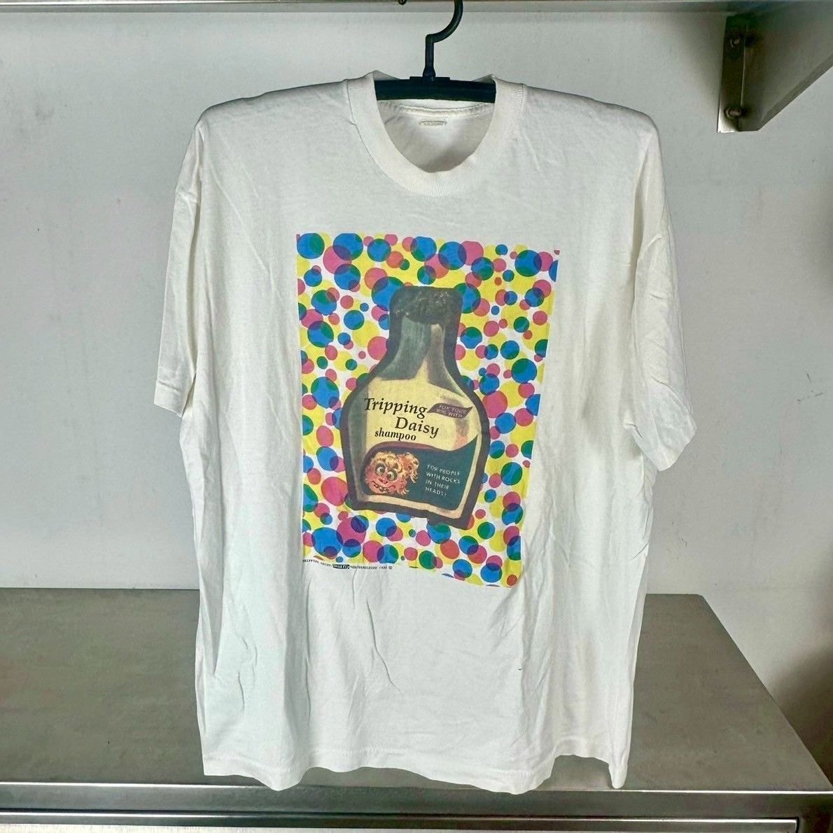 Vintage Vintage 90s Tripping Daisy Shampoo Pop Band T-shirt Size US XL / EU 56 / 4 - 1 Thumbnail