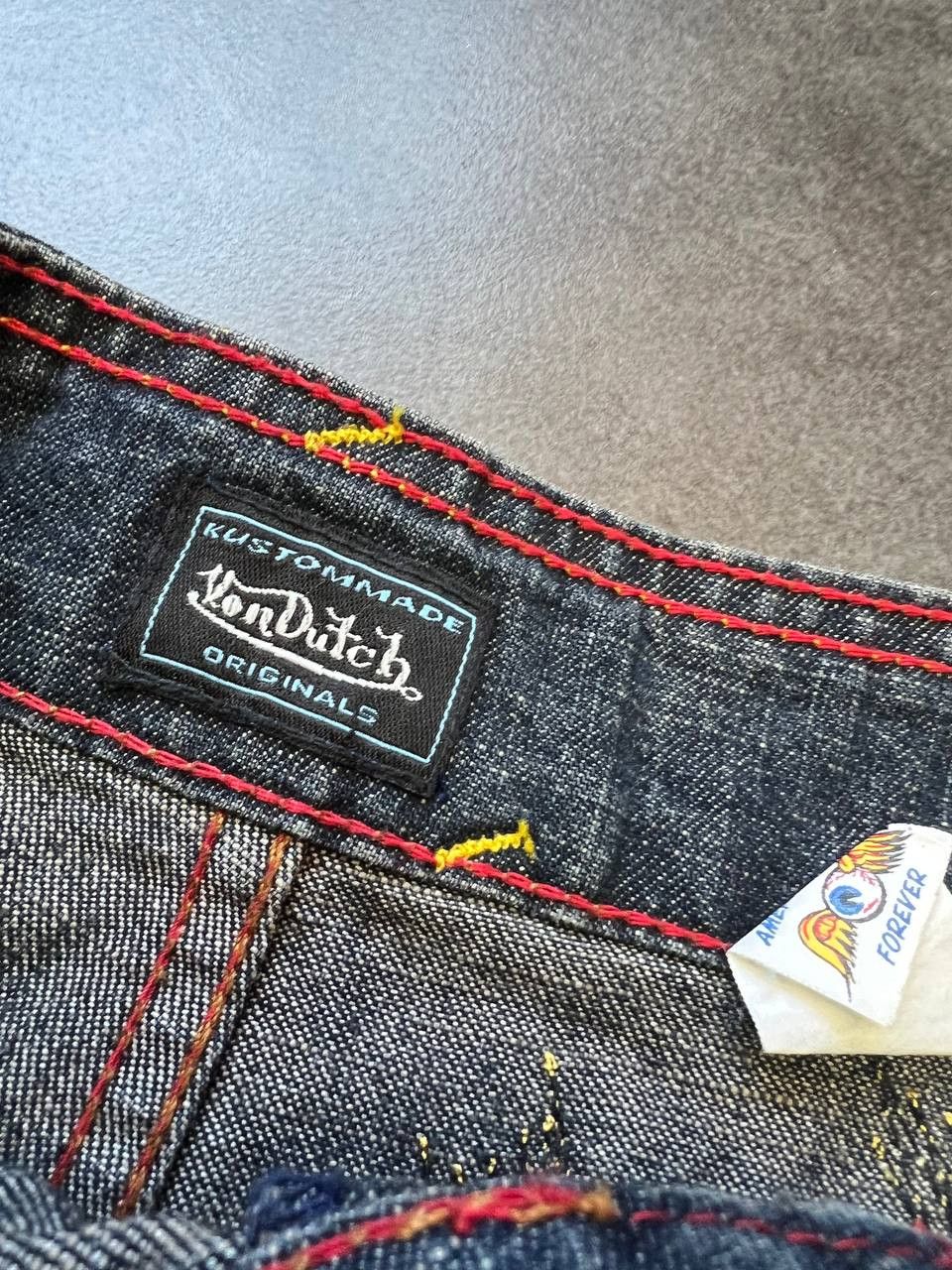Von Dutch VINTAGE RARE VON DUTCH PLEATED PRINTED MINI SKIRT Size 28" / US 6 / IT 42 - 10 Thumbnail
