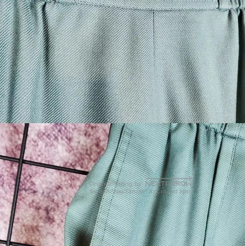 Dior Dior Spring Autumn Green Wool Embroidered Pants . Size 22" - 8 Thumbnail