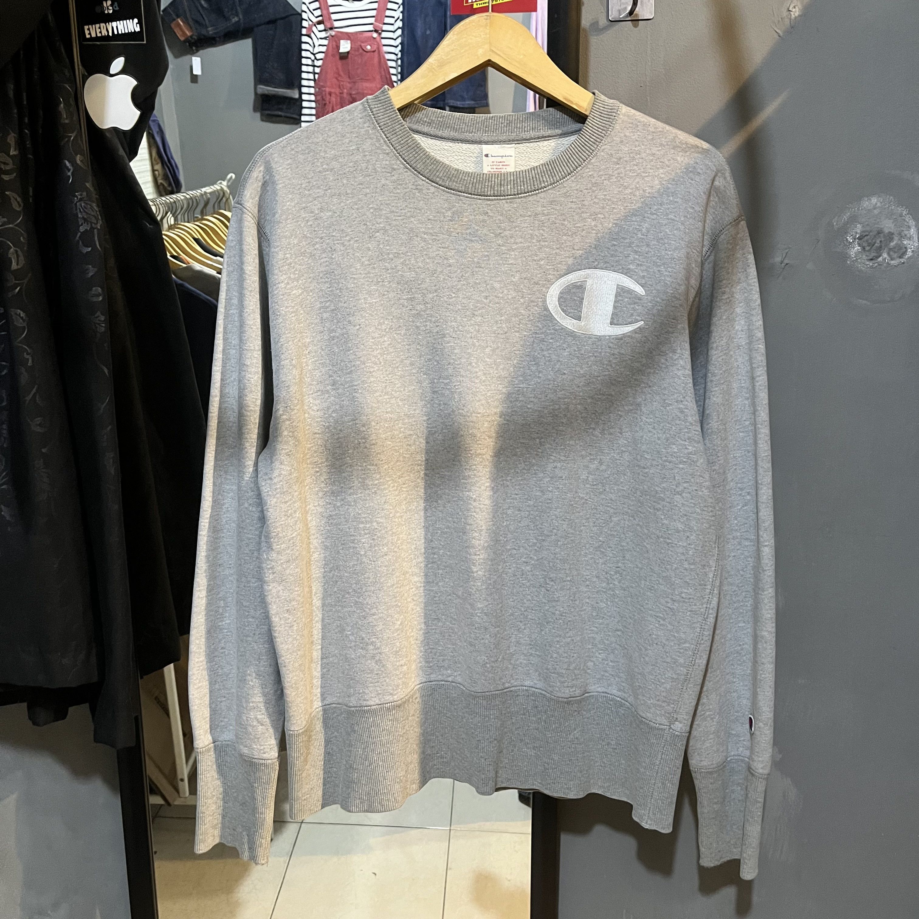 Champion × Vintage Vintage champion big log sweatshirts Size US M / EU 48-50 / 2 - 1 Thumbnail