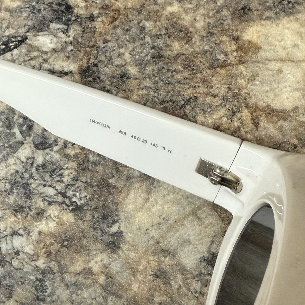 Loewe LOEWE PAULA'S IBIZA WHITE OLIVE/GREY LENS SUNGLASSES Size ONE SIZE - 11 Thumbnail