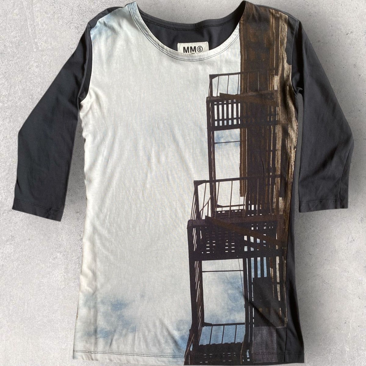 Maison Margiela Fall 2013 MM6 Print Blouse Size XS / US 0-2 / IT 36-38 - 2 Thumbnail