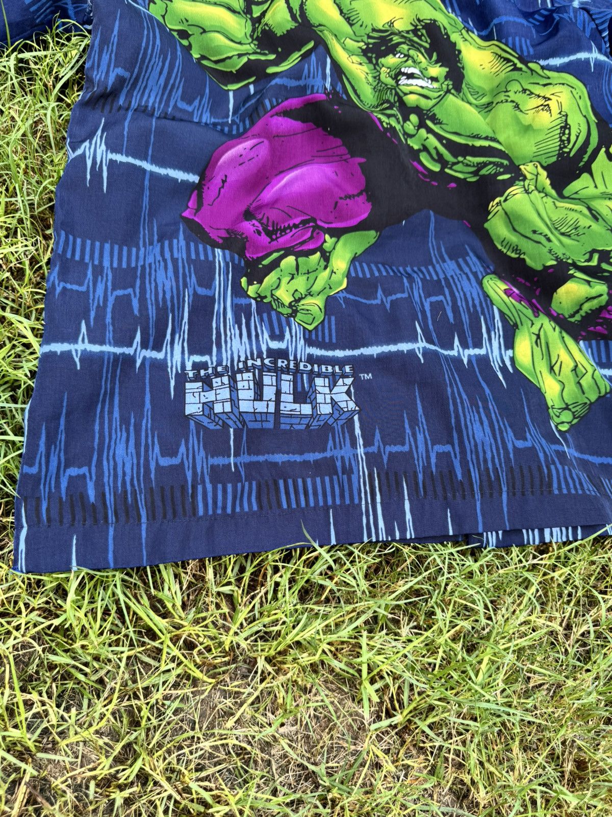 Vintage Y2K Hulk Marvel 2000s Blue Size US M / EU 48-50 / 2 - 8 Thumbnail