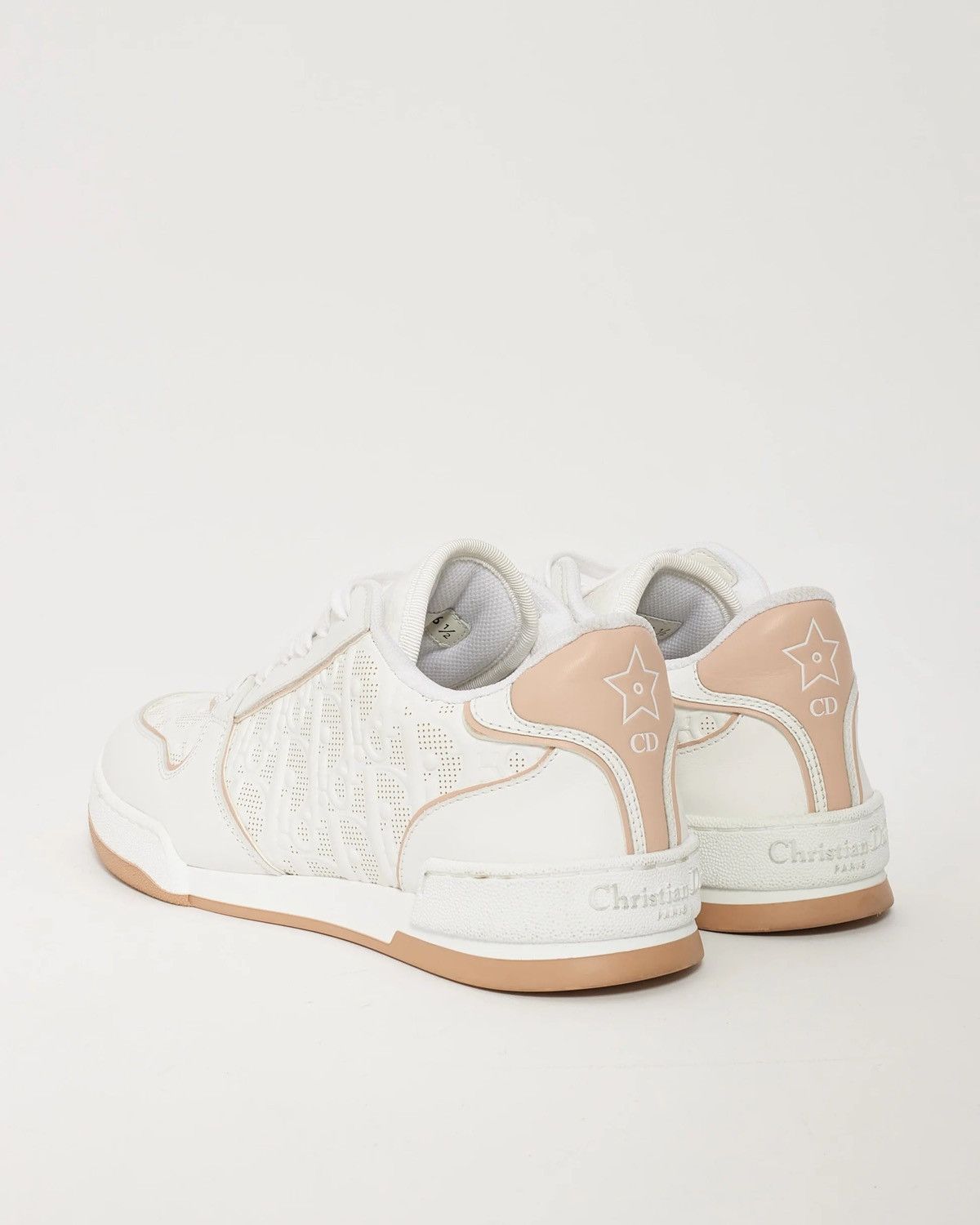 Dior Dior One Monogram Sneackers Low White Pink Size US 8.5 / IT 38.5 - 1 Thumbnail