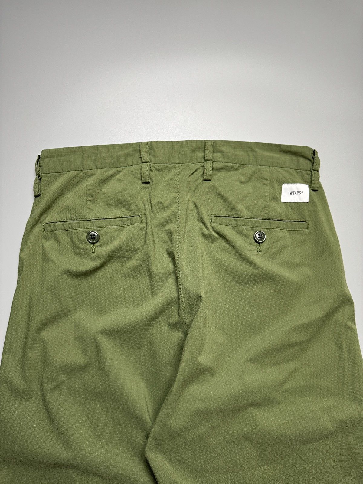 Wtaps WTAPS - Green Nylon Tuck 01 Ripstop Coolmax - Pants Size US 34 / EU 50 - 7 Thumbnail
