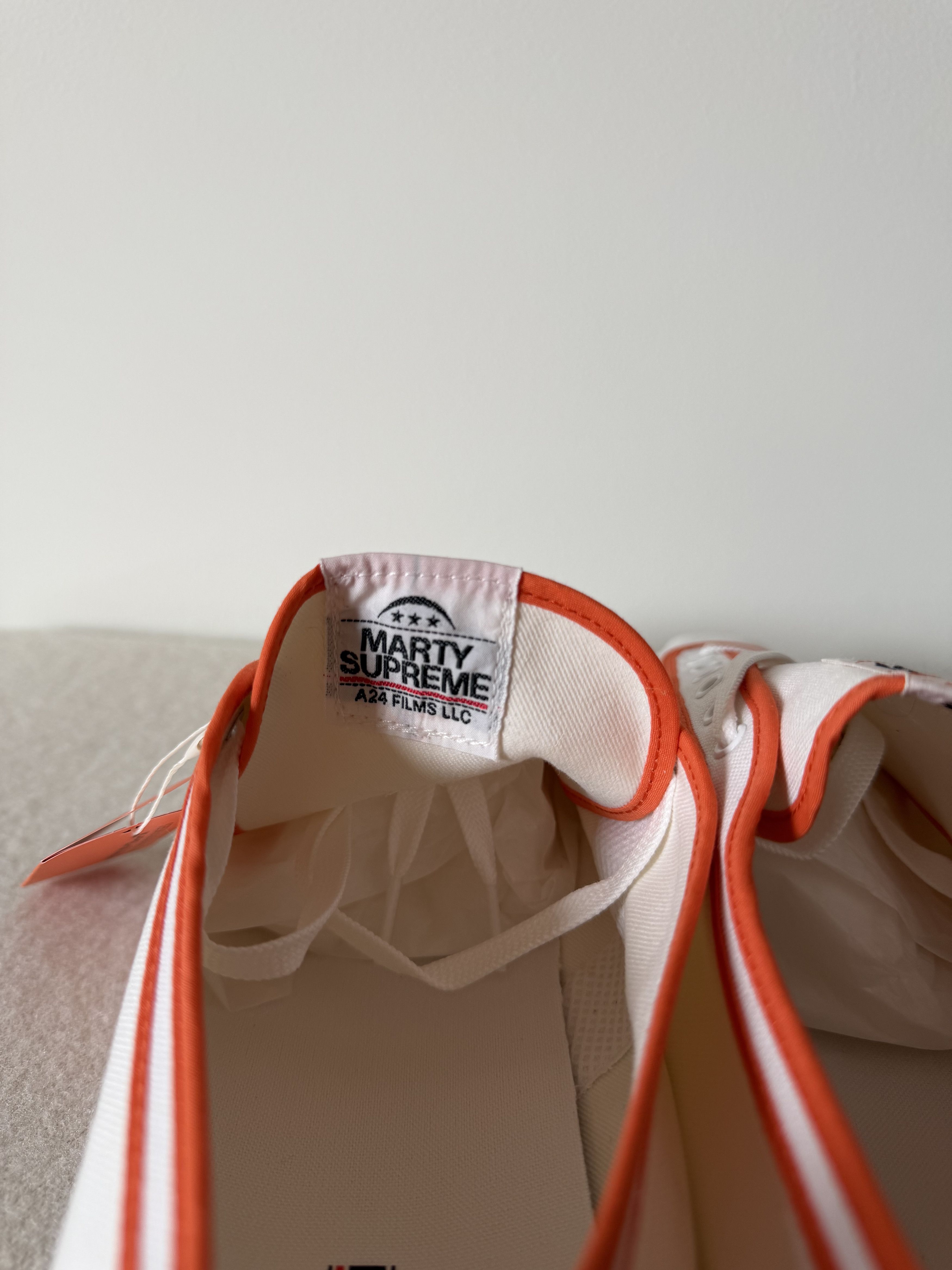 A24 Koyo Bear A24 Marty Supreme Sharpman Shoes in White Orange Size US 12.5 / EU 45-46 - 6 Thumbnail