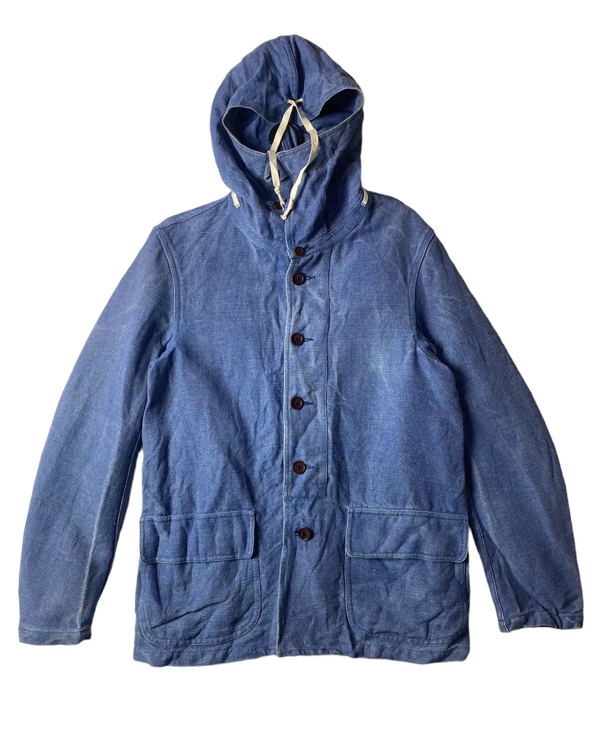 image of J S Homestead 2004 J.s Homestead Union Made Japan Workwear Coat Jacket in Blue, Men's (Size Small)