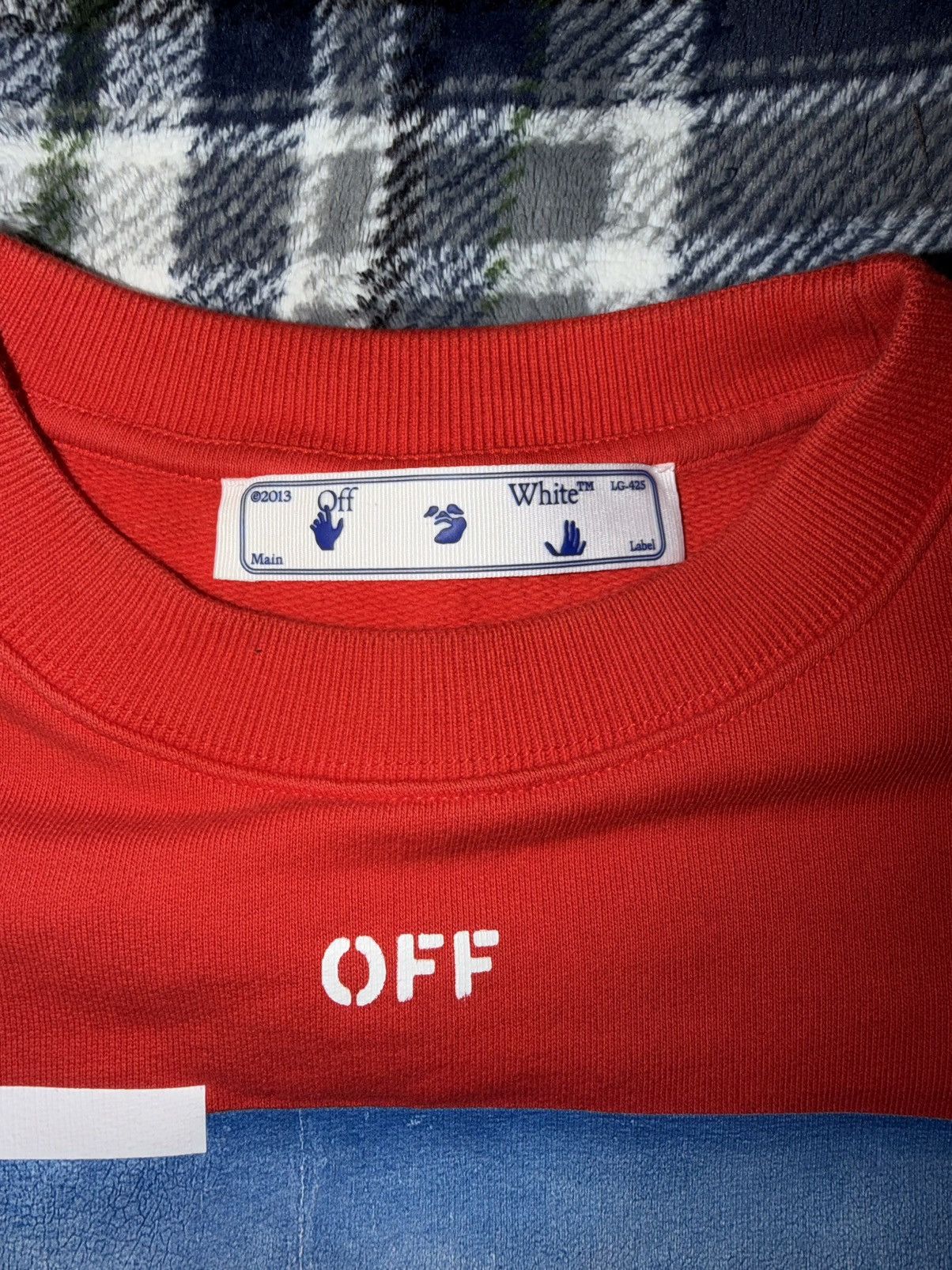 Off-White Off White Mona Lisa Red Crewneck Size US S / EU 44-46 / 1 - 4 Thumbnail