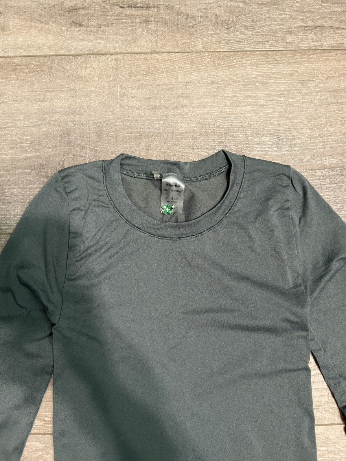 Other Long-Sleeve Dark Forrest Green Shirt Size S / US 4 / IT 40 - 2 Thumbnail