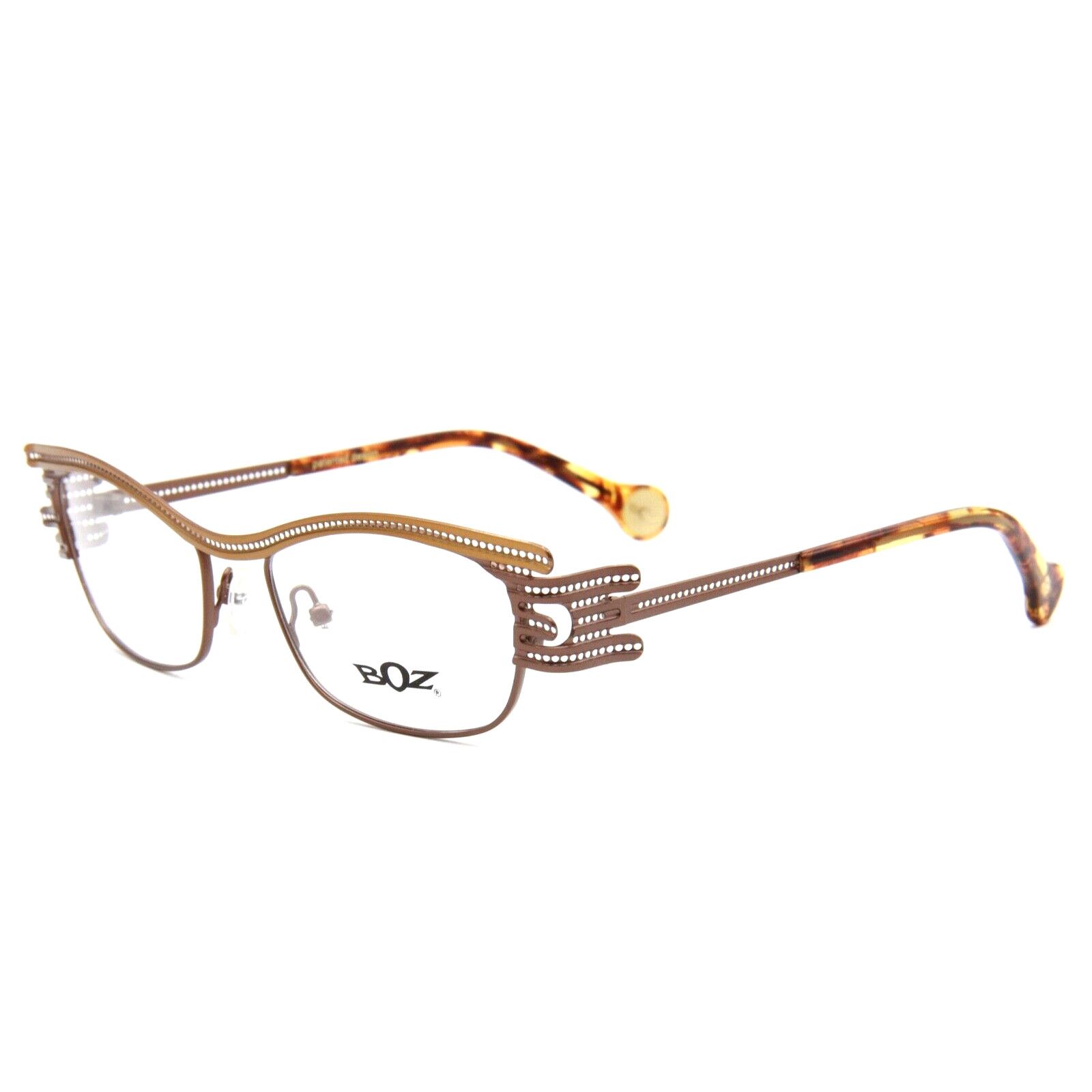 J.F. REY BOZ TATOO 9050 BROWN AUTHENTIC EYEGLASSES FRAME RX 52 17 Size ONE SIZE - 3 Thumbnail