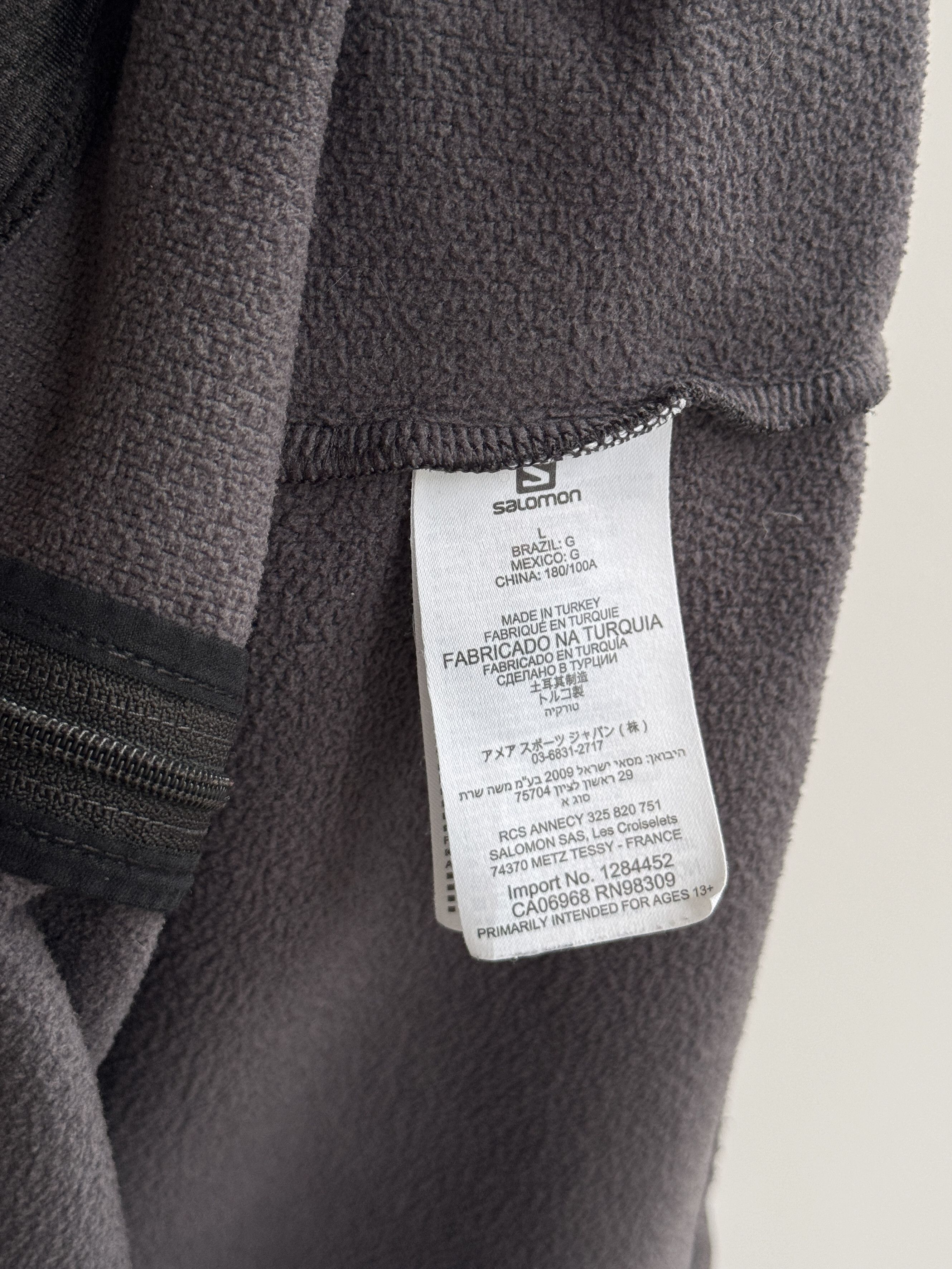 Salomon Salomon Full Zip Fleece Jacket Size US L / EU 52-54 / 3 - 7 Thumbnail