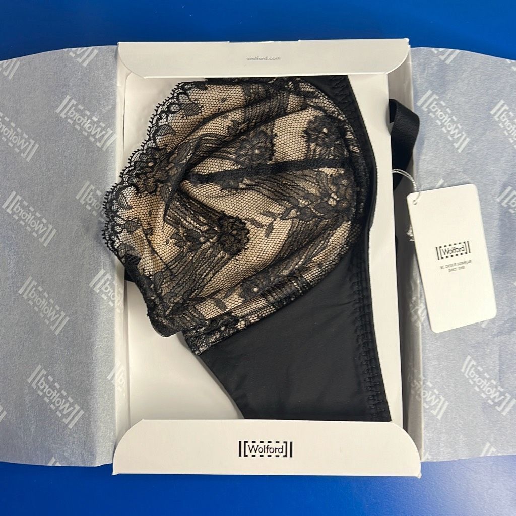 Wolford NWT Wolford Venus Lace Bra 38C Black Size ONE SIZE - 16 Thumbnail