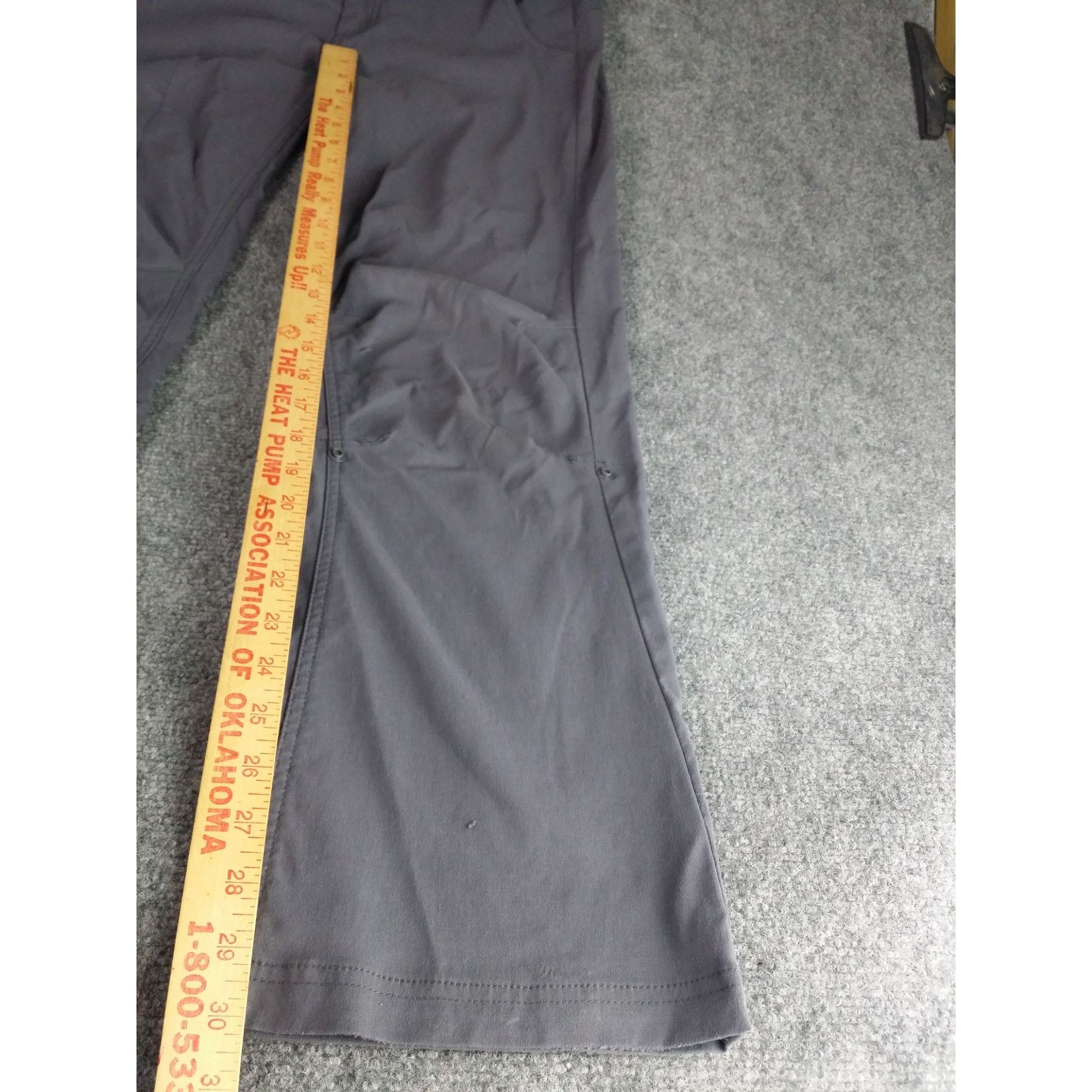 Prana Prana Halle Pants Women Sz 6 Gray Nylon Outdoor Trail Hiking Size 28" / US 6 / IT 42 - 2 Thumbnail