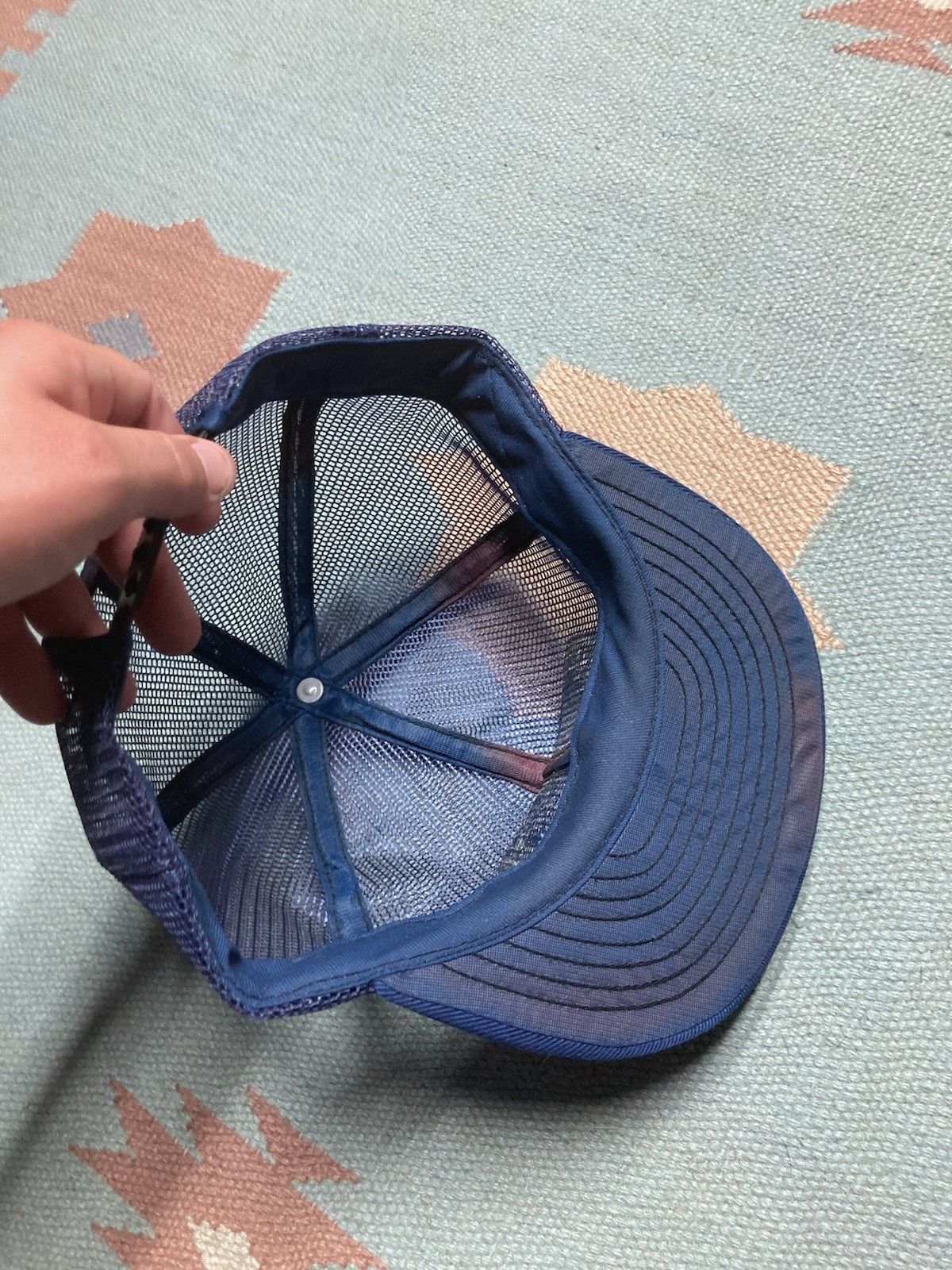 Vintage 70s trucker hat full mesh Dixie cup patch Louisville MFG USA Size ONE SIZE - 7 Thumbnail