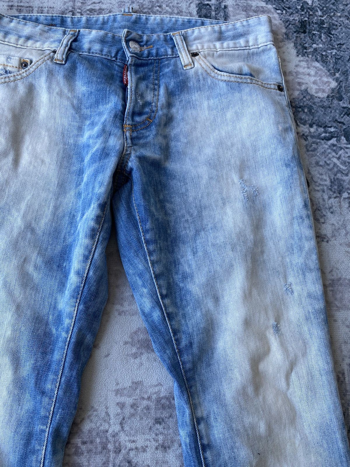 Dsquared2 Dsquared2 Bleached Distressed Jeans Size 30" / US 8 / IT 44 - 6 Thumbnail