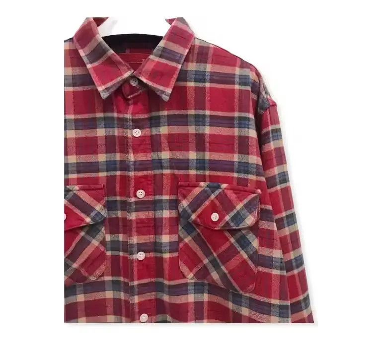 Edwin Japanese Brand Edwin MultiPocket Plaid Tartan Shirt Flannel Size US XL / EU 56 / 4 - 3 Thumbnail