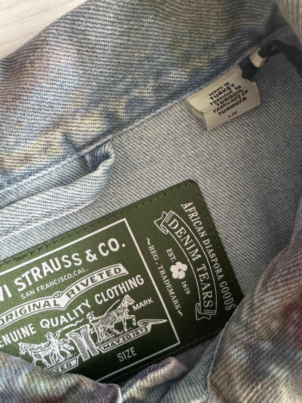 DENIM TEARS × Levi's Denim Tears x Levi’s Big Chief Demond Type-1 Trucker Jacket Size US L / EU 52-54 / 3 - 7 Thumbnail