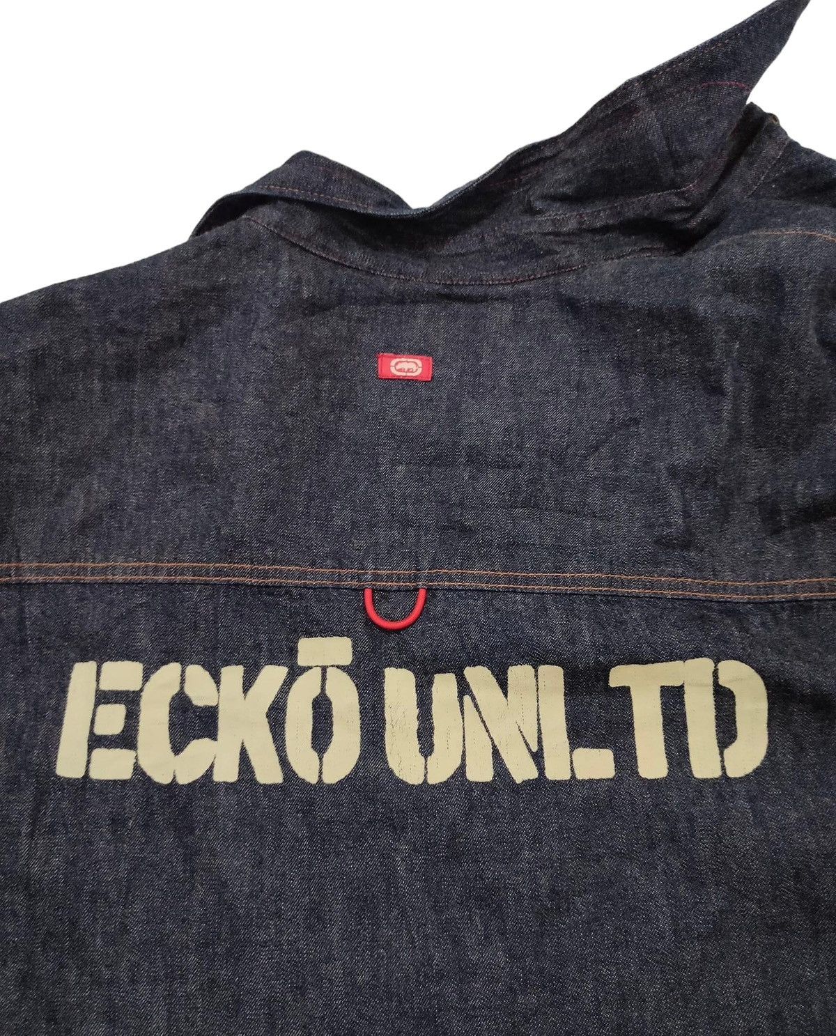 Ecko Unltd. Vintage Y2k Ecko Unltd Baggy Denim Jacket Streetwear Size US L / EU 52-54 / 3 - 2 Thumbnail