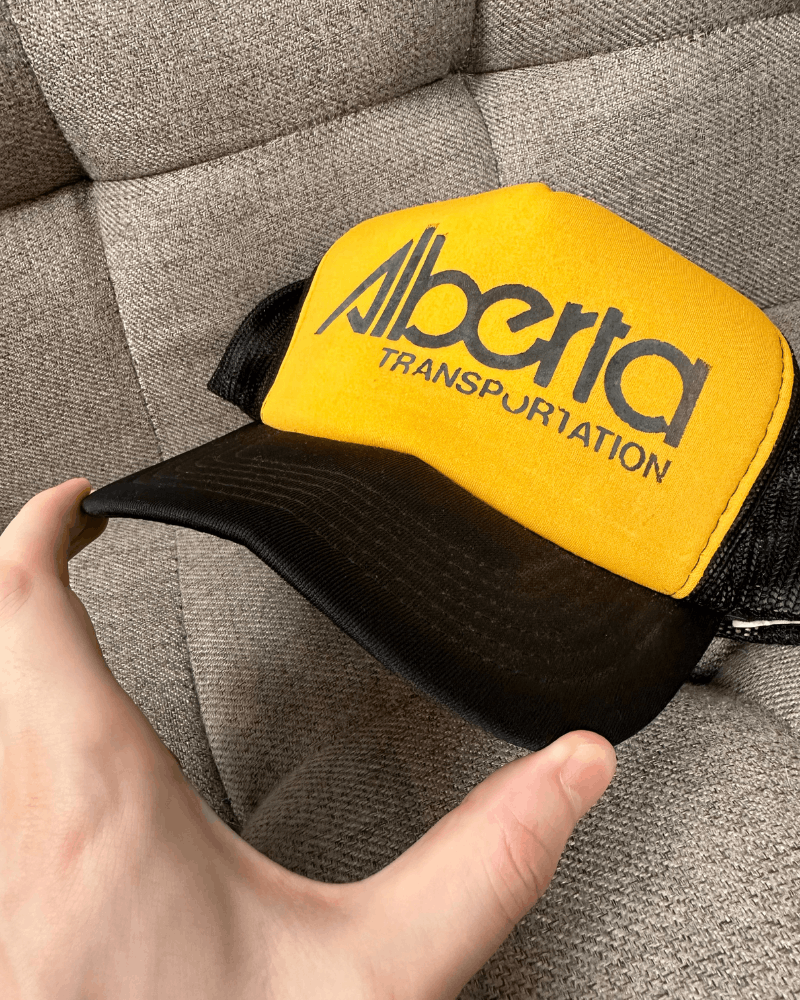 Vintage Vintage Alberta Transportation Snapback Trucker Hat Size ONE SIZE - 7 Thumbnail