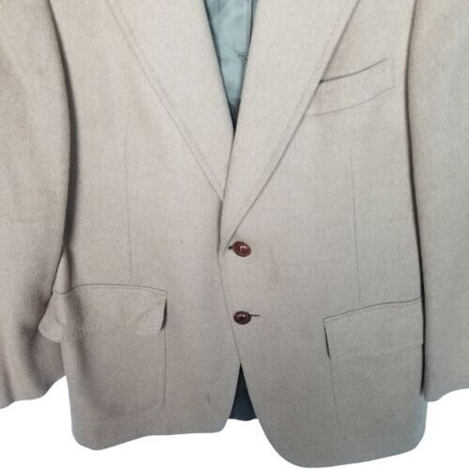 Hart Schaffner Marx Vintage Hart Schaffner & Marx Camel Hair Blazer Sport Coat Size 42R - 3 Thumbnail