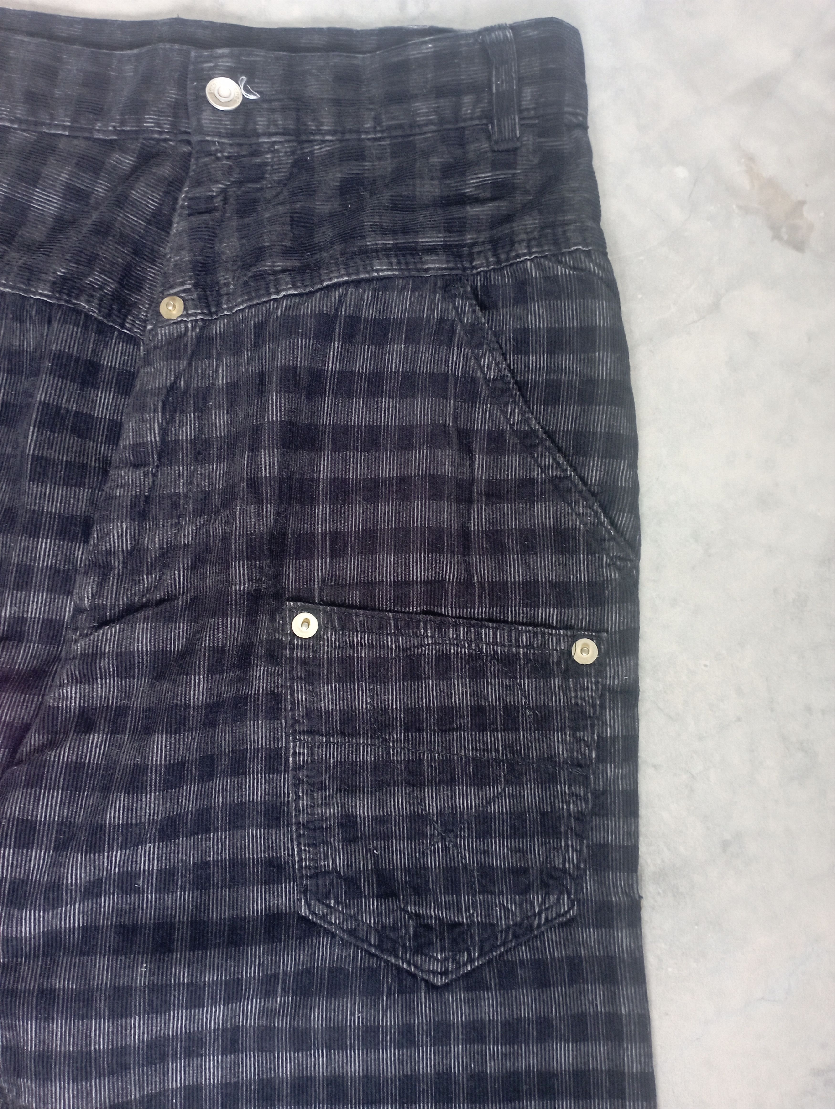 Issey Miyake Baggy Pant Mercibeaucoup Issey Miyake Corduroy Tartan Pant Size US 29 - 7 Thumbnail