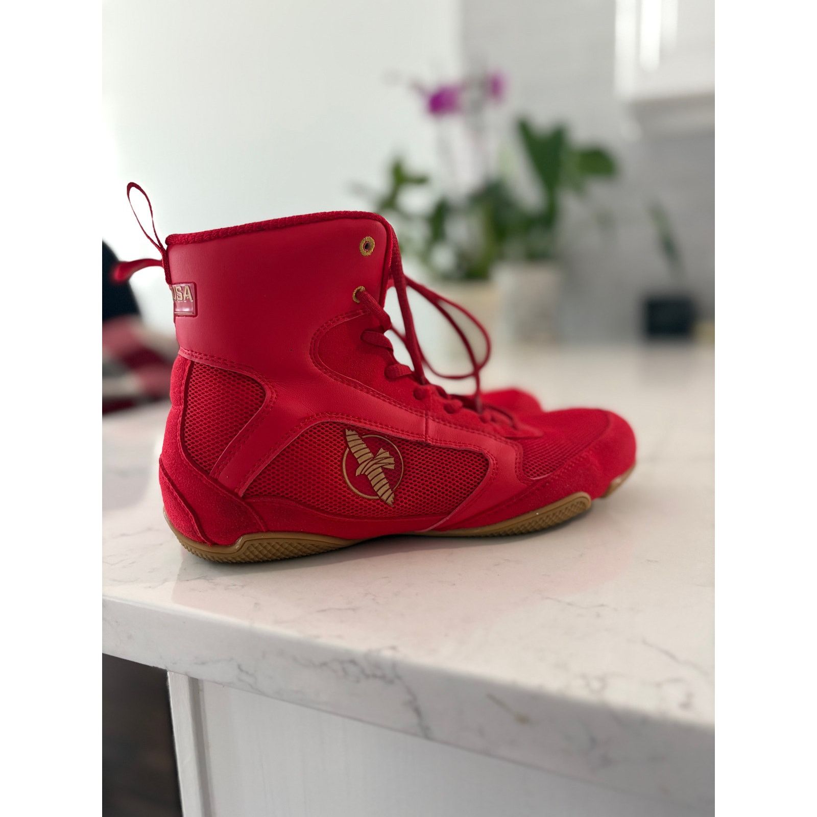 Other HAYABUSA | Pro Boxing Shoes | Unisex | Red | M6 W7.5 | 27cm Size US 6 / EU 39 - 15 Thumbnail