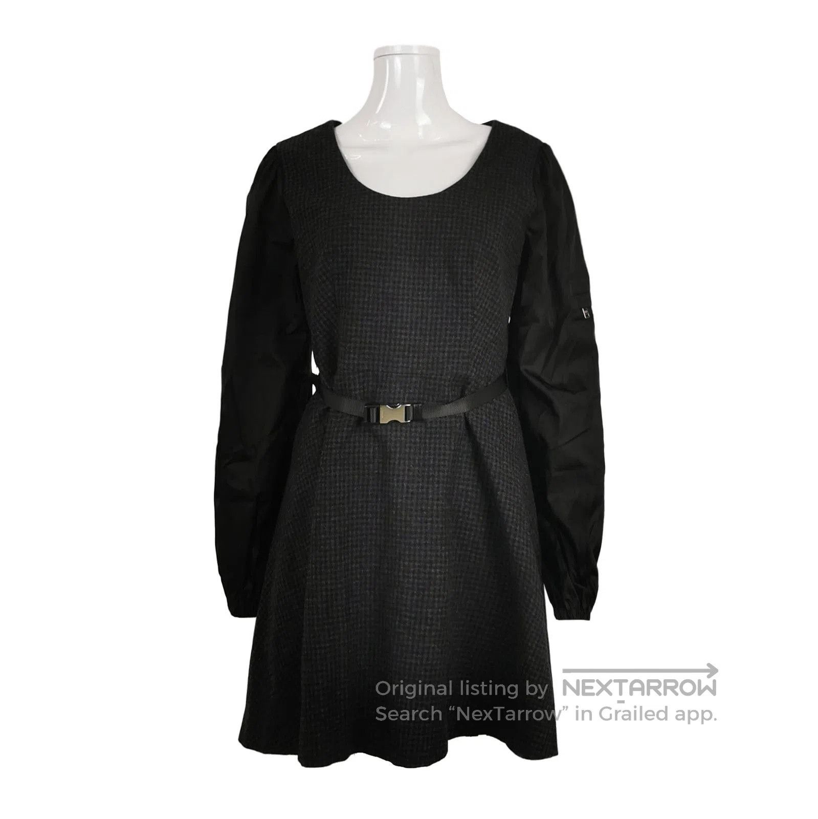 Prada Prada Wool Blend Colorblocked Dress . Size US 42 / EU 58 - 1 Thumbnail