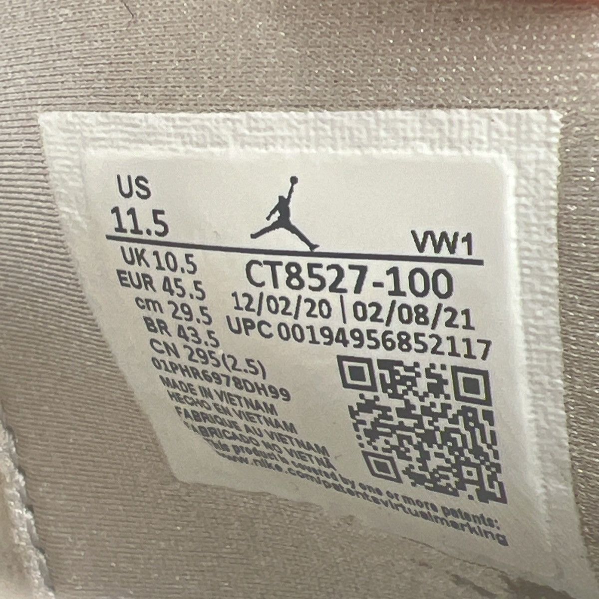 Jordan Brand Air Jordan 4 white Oreo Size US 11.5 / EU 44-45 - 8 Thumbnail