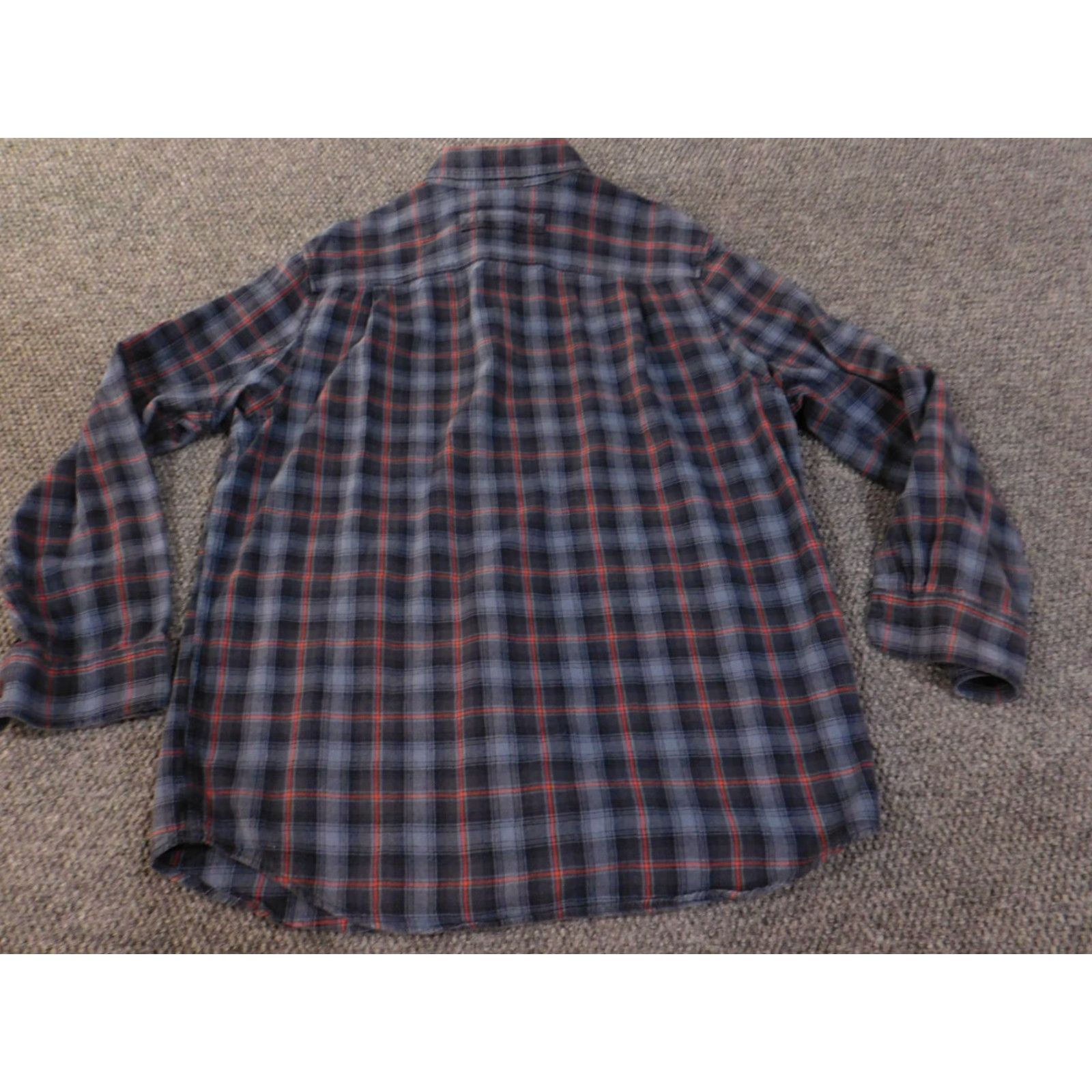 Vintage Duluth Flannel Shirt L Slim Blue Plaid Cotton Button-Up Outdoor Mens Size US L / EU 52-54 / 3 - 7 Thumbnail