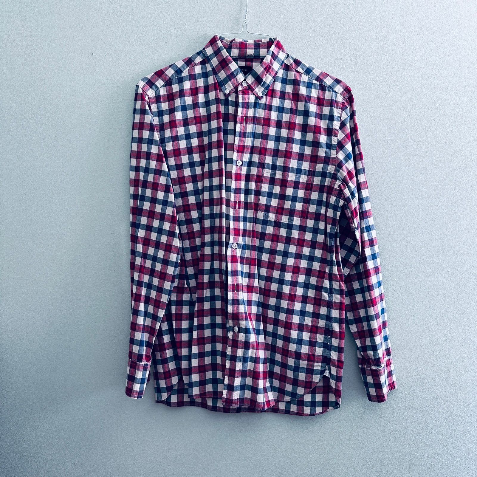 J.Crew J Crew red and blue buffalo check plaid button down Size US M / EU 48-50 / 2 - 2 Thumbnail