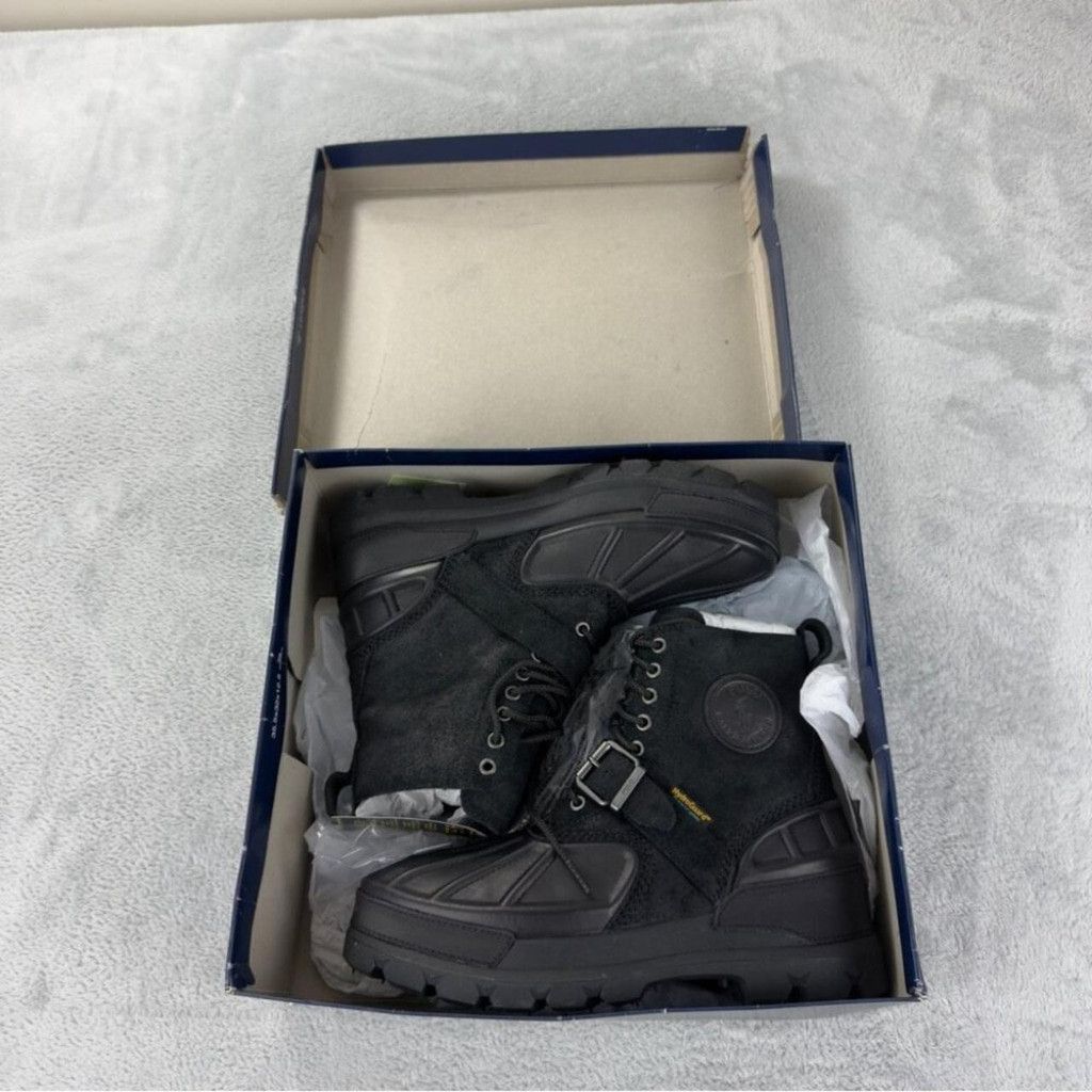 Polo Ralph Lauren Polo Ralph Lauren NWT Oslo High Waterproof Black Boots 9D US Size US 9 / EU 42 - 4 Thumbnail
