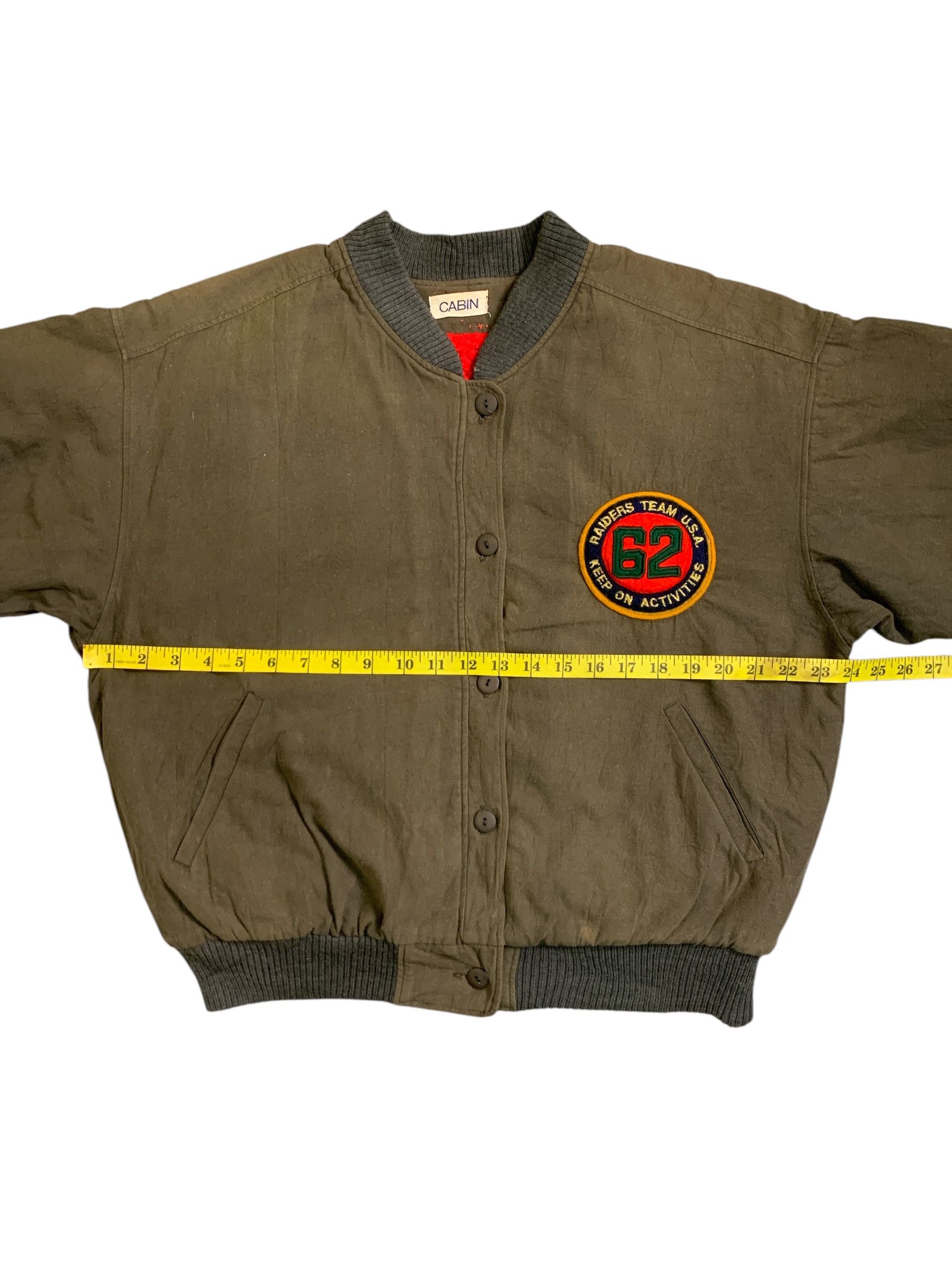 Japanese Brand × Vintage Rare Design Vintage Raiders Team U.S.A. Bomber jackets Size M / US 6-8 / IT 42-44 - 7 Thumbnail