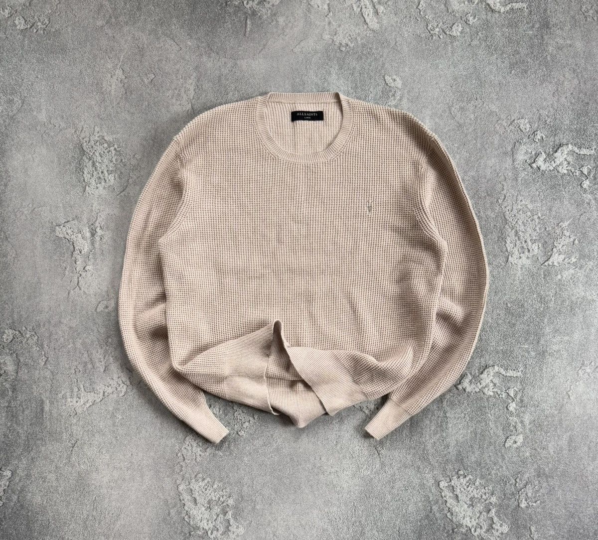 Allsaints × Designer Allsaints L trias crew MK068G knitwear sweater sweatshirt Size US L / EU 52-54 / 3 - 1 Thumbnail