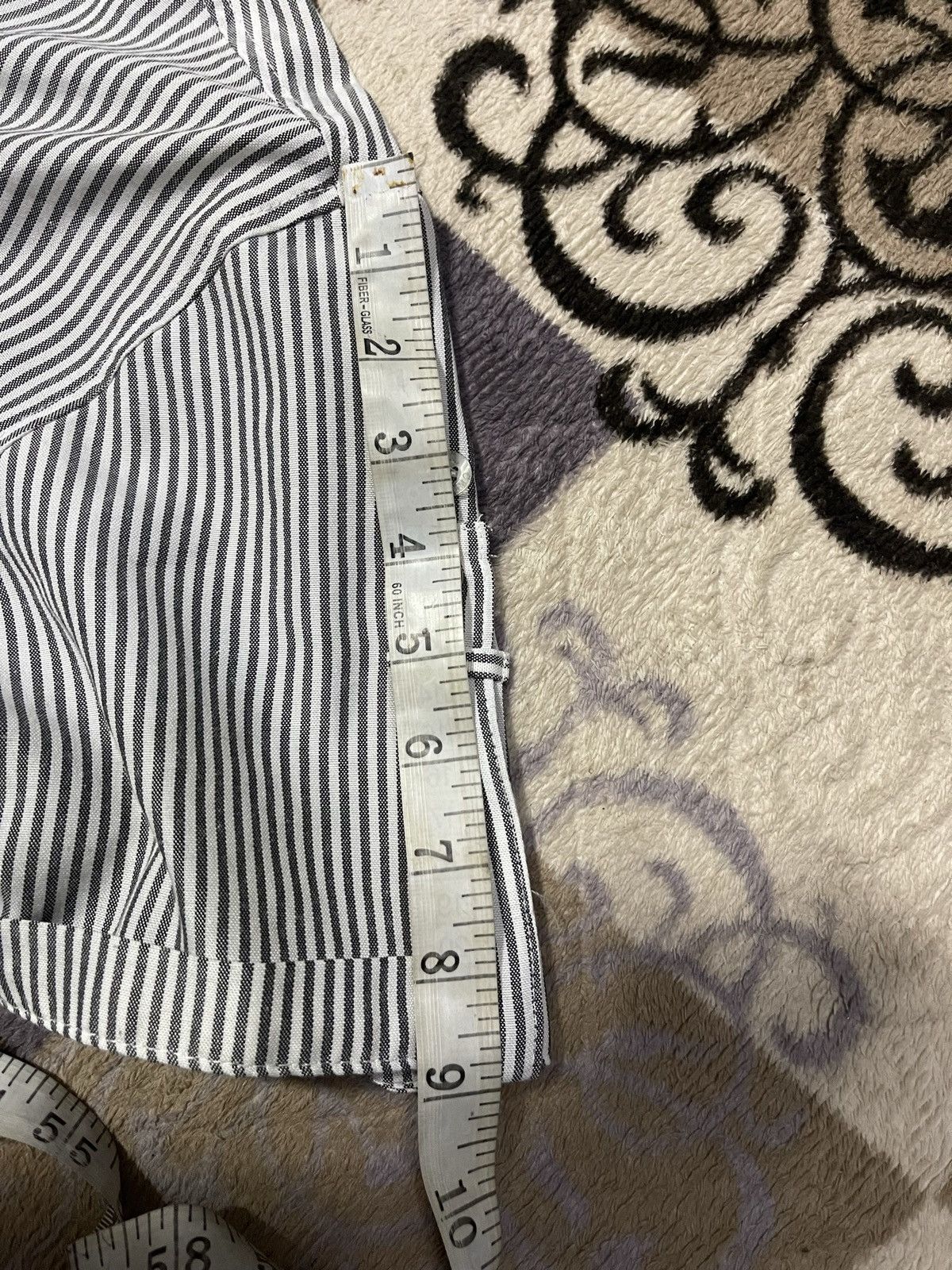 Stussy × Vintage Vintage STUSSY Single Pocket Hickory Stripes Button Up Shirt Size US M / EU 48-50 / 2 - 15 Thumbnail