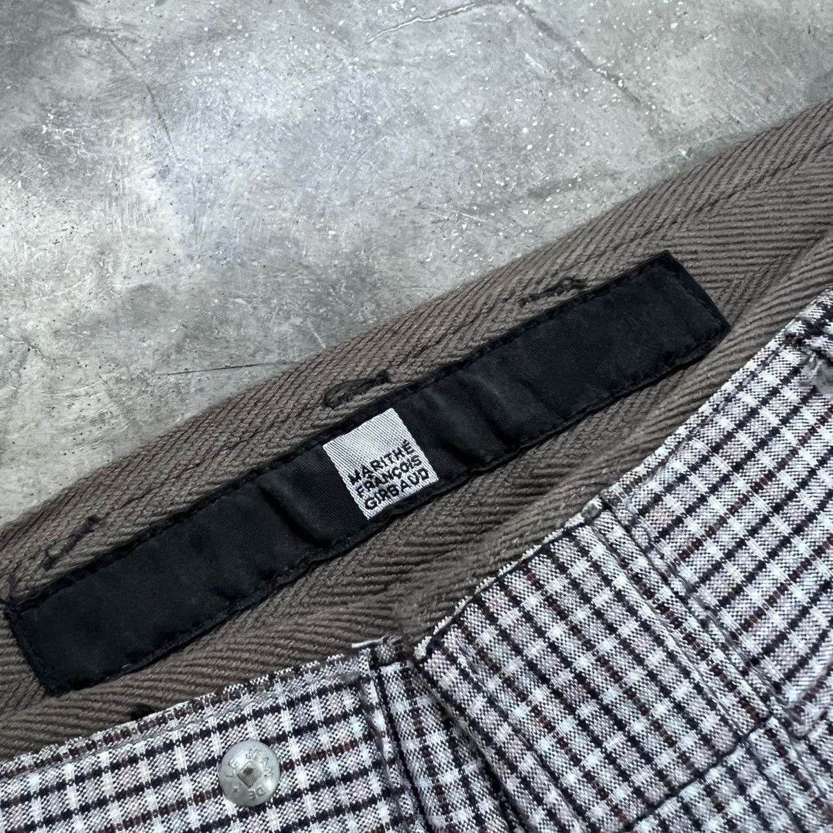 Marithe + Francois Girbaud 2000s MFG Vkei Style Plaid Bondage Pants Size US 35 - 7 Thumbnail