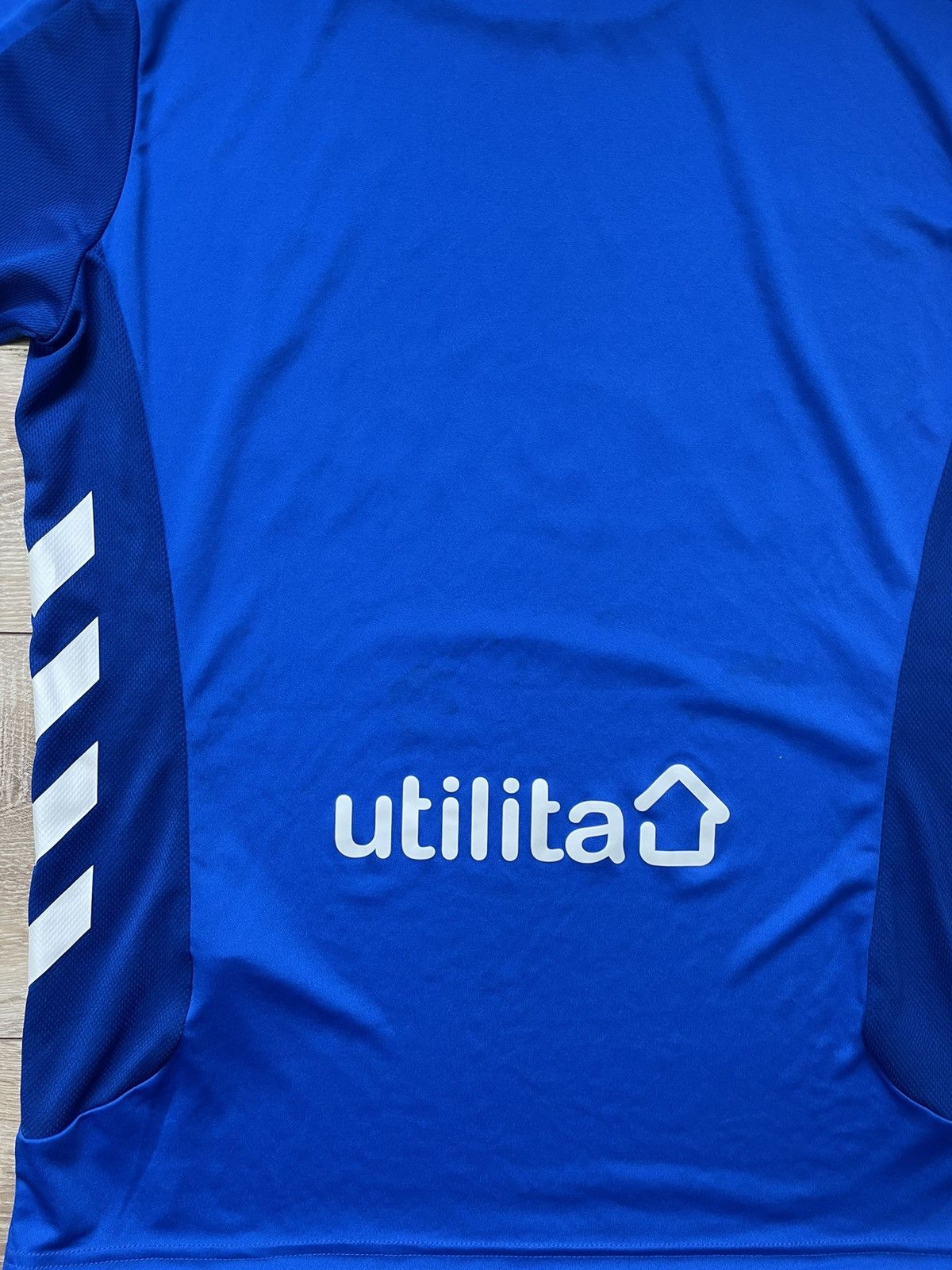 Hummel × Vintage GLASGOW RANGERS 2018-2019 HOME FOOTBALL SHIRT JERSEY Size US S / EU 44-46 / 1 - 8 Thumbnail