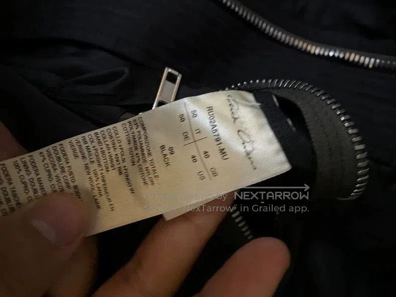 Rick Owens Rick Owens Black Bomber Jacket with Pockets. Size US L / EU 52-54 / 3 - 4 Thumbnail