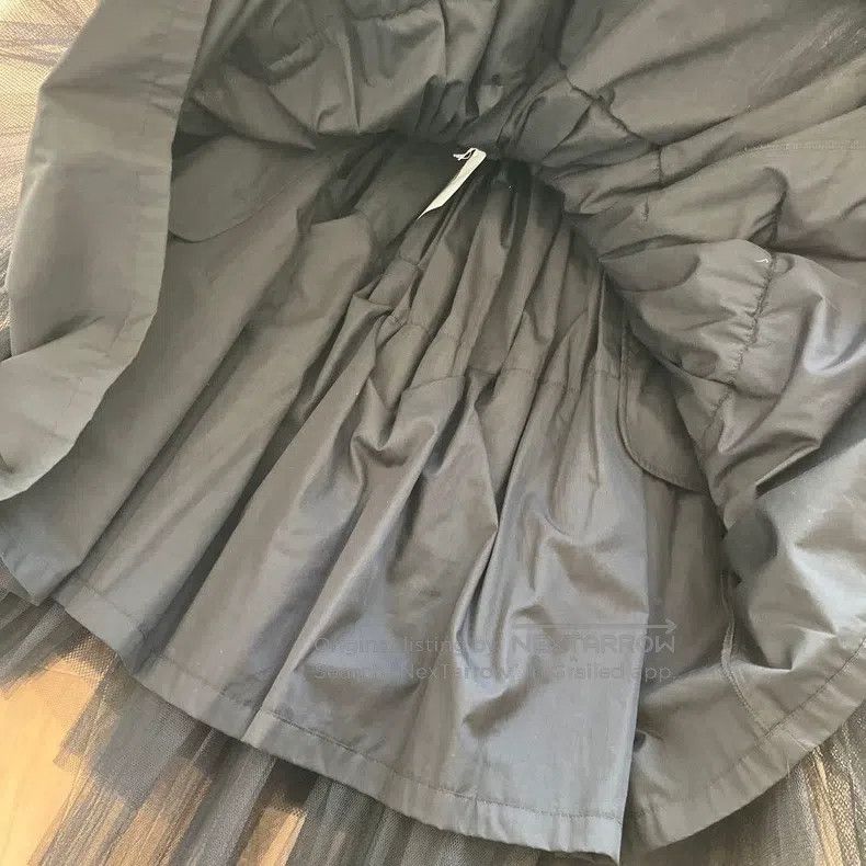 Comme des Garcons Comme Des Garcons size S Black Vintage Tulle Skirt Size 22" - 7 Thumbnail