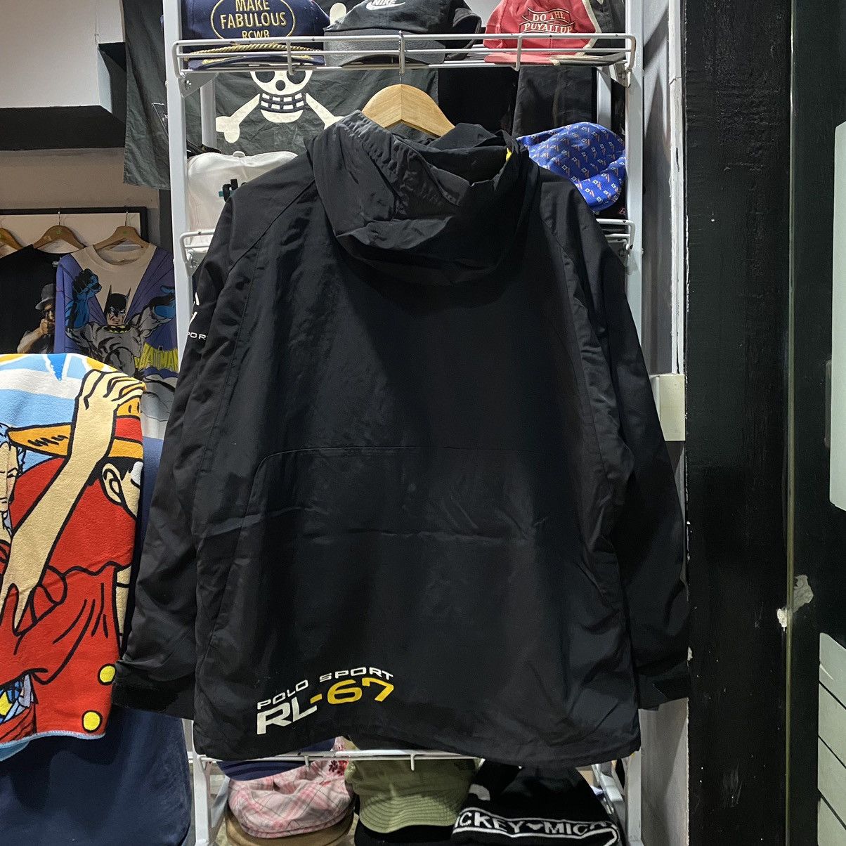 Vtg 90s Ralph Lauren Polo Sport RL 67 Jacket Multi Pockets