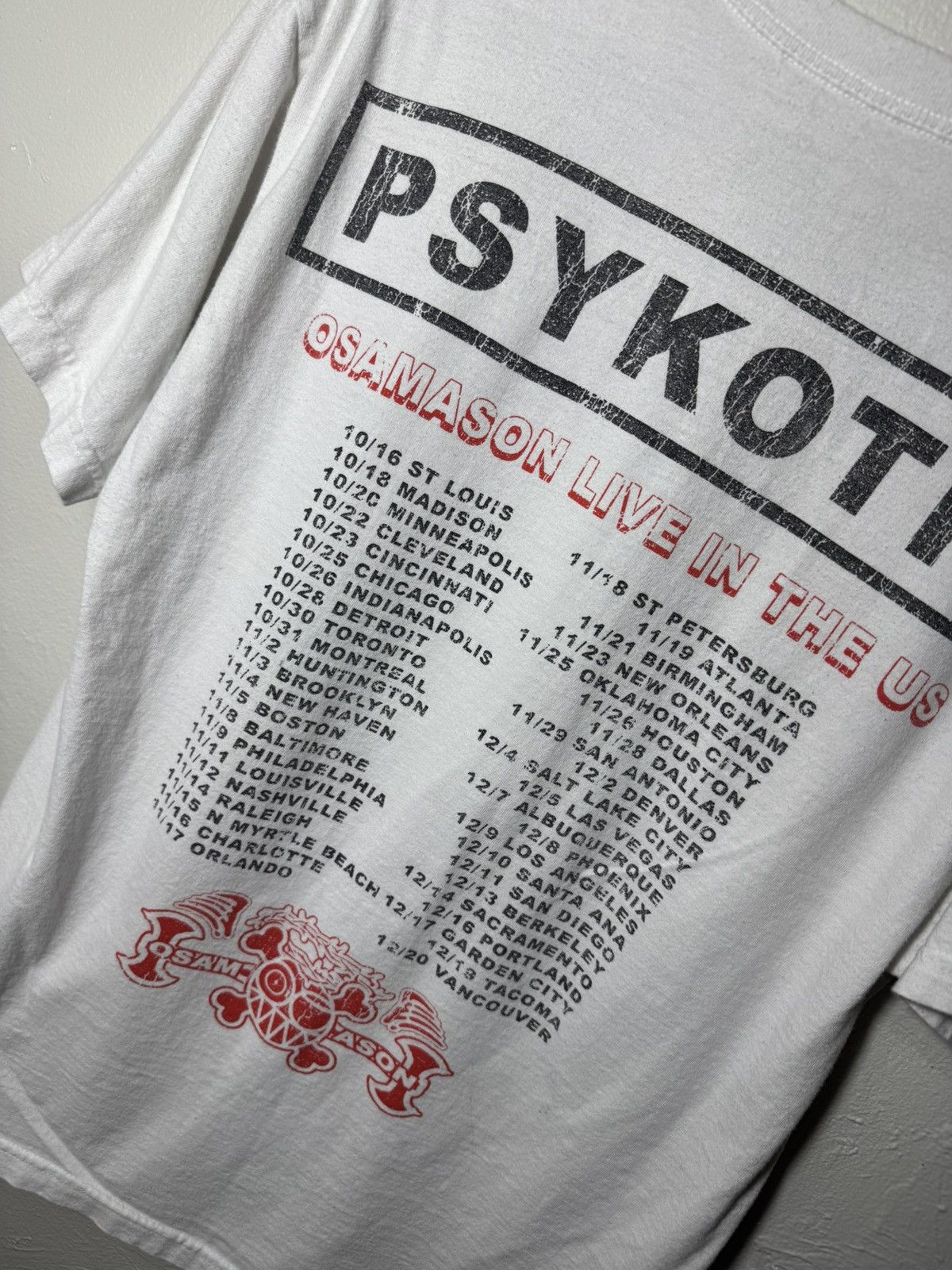 Osamason Osamason psykotic tour tee Size US L / EU 52-54 / 3 - 2 Thumbnail