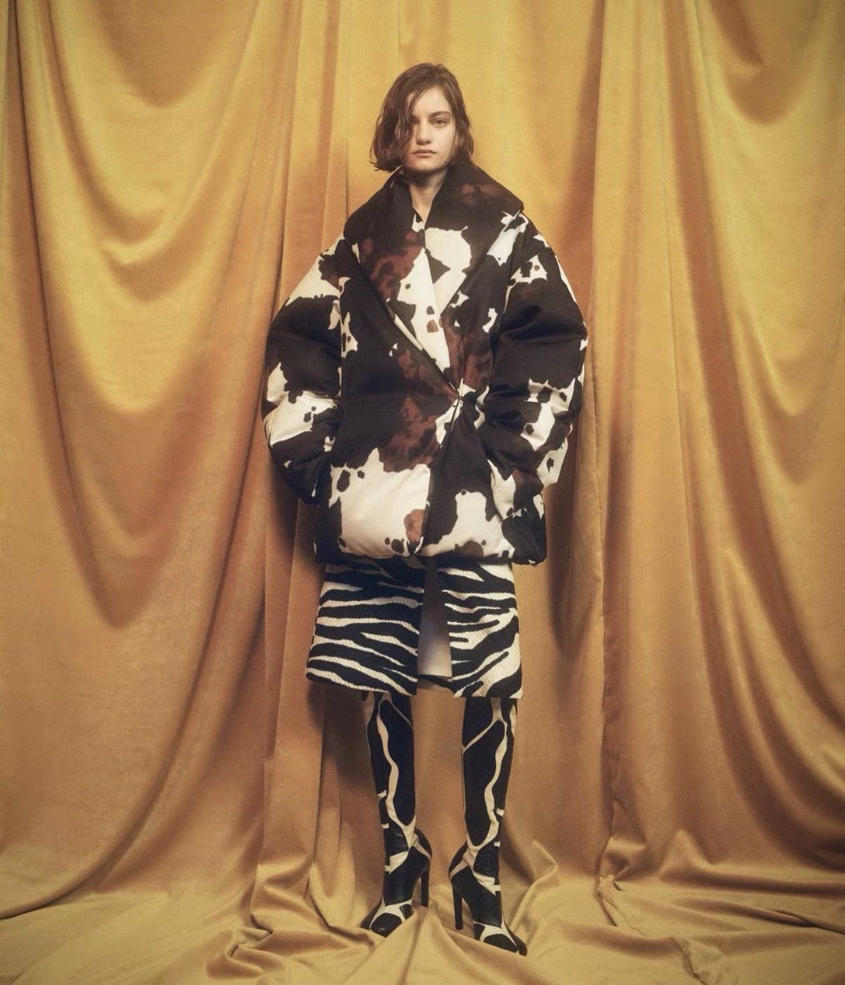 Dries Van Noten Dries Van Noten DVN 22FW Runway Large Lapel Down Coat Size US XS / EU 42 / 0 - 5 Thumbnail