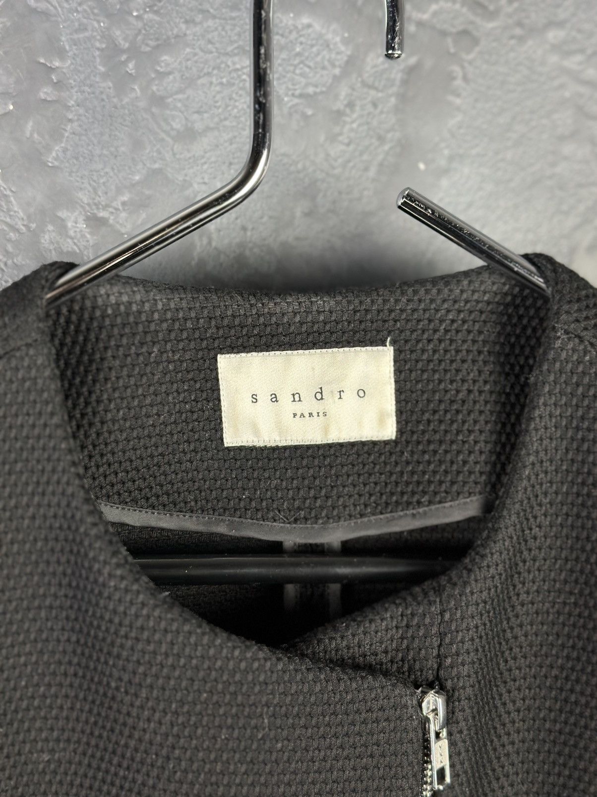 Sandro Sandro Light Biker Jacket Cotton-Leather Women’s 40 Size S / US 4 / IT 40 - 3 Thumbnail