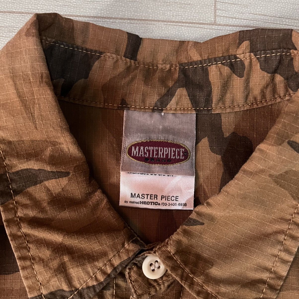 Japanese Brand × MasterPiece Rare💥 Masterpiece shirt camouflage brown Size US L / EU 52-54 / 3 - 4 Thumbnail