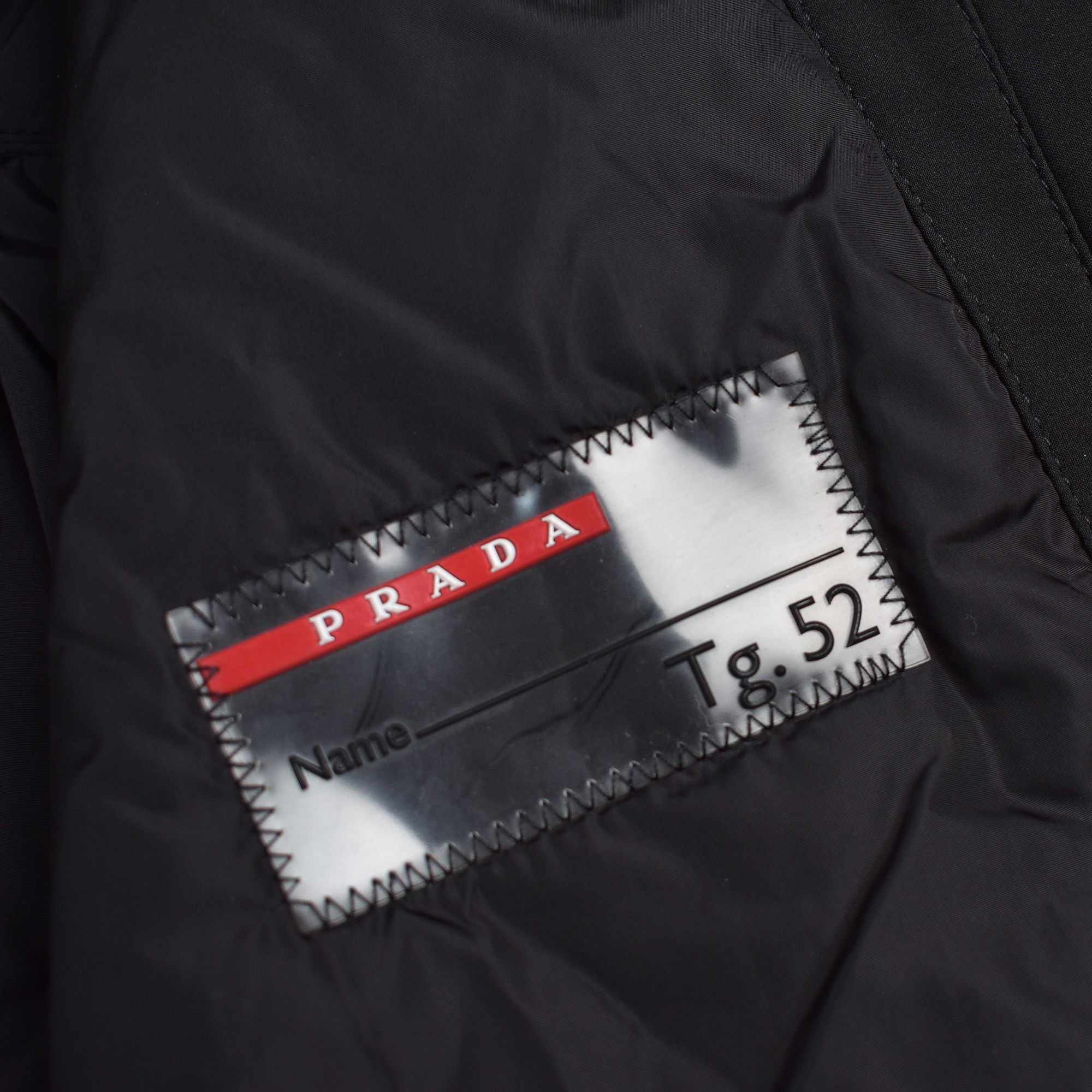 Prada PRADA NYLON SHEARLING COLLAR COAT XL BLACK Size US XL / EU 56 / 4 - 5 Thumbnail