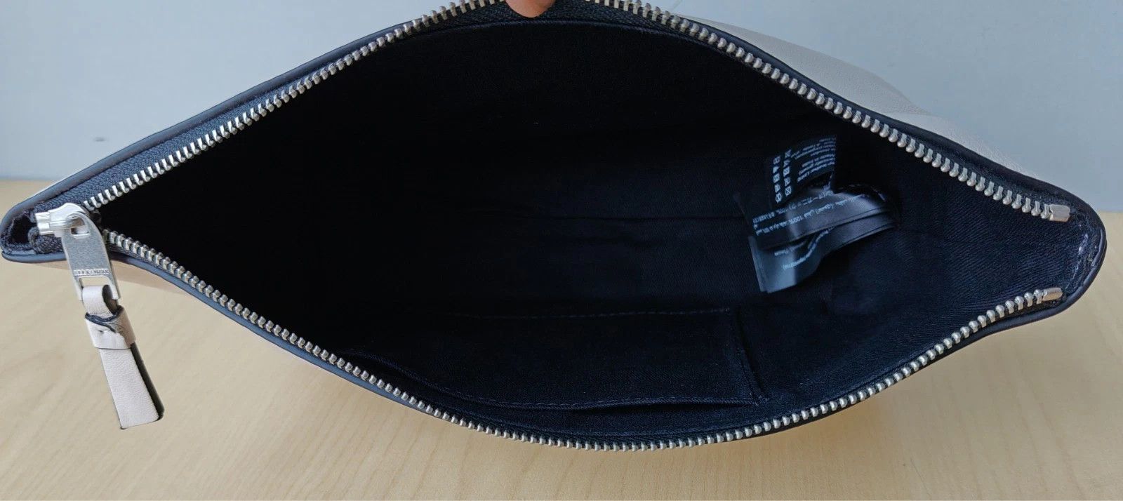 Allsaints ALLSAINTS Emile Leather Logo Pouch Bag FTP - 8201 Size ONE SIZE - 6 Thumbnail
