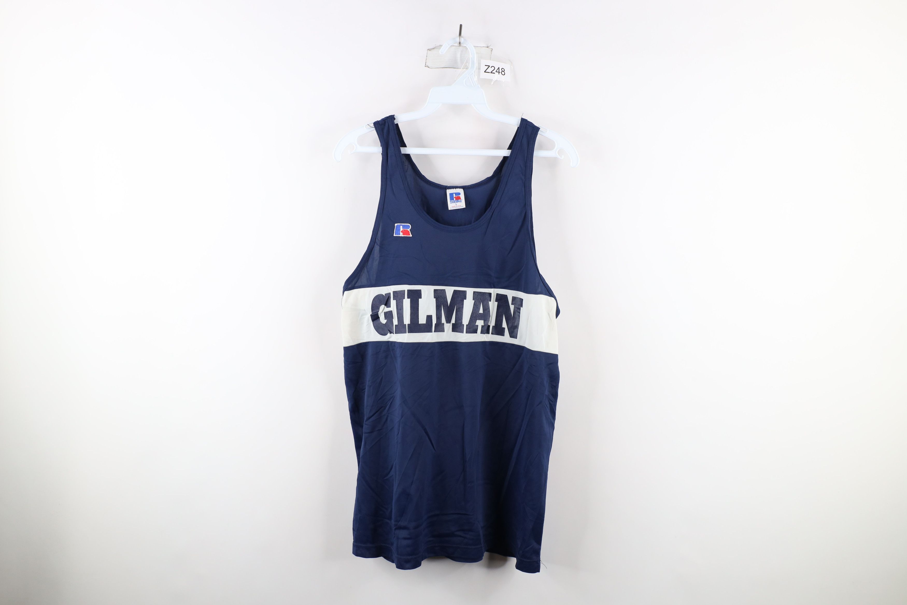 Russell Athletic Vintage 90s Russell Athletic Running Singlet Jersey USA Size US L / EU 52-54 / 3 - 1 Thumbnail