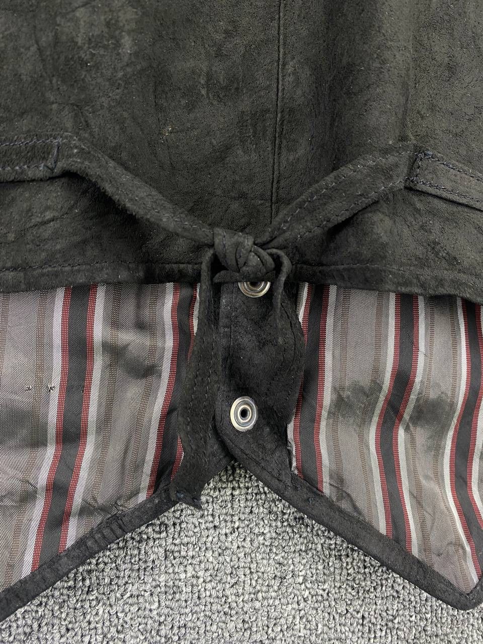 Leather Vintage Fiorucci Striped Leather Vest Size XS / US 0-2 / IT 36-38 - 5 Thumbnail