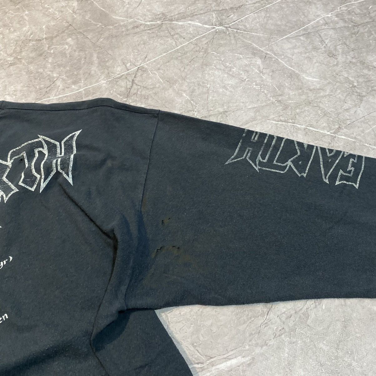 Band Tees × Vintage VINTAGE ICED EARTH LONG SLEEVE BIG LOGO 90s Size US L / EU 52-54 / 3 - 10 Thumbnail