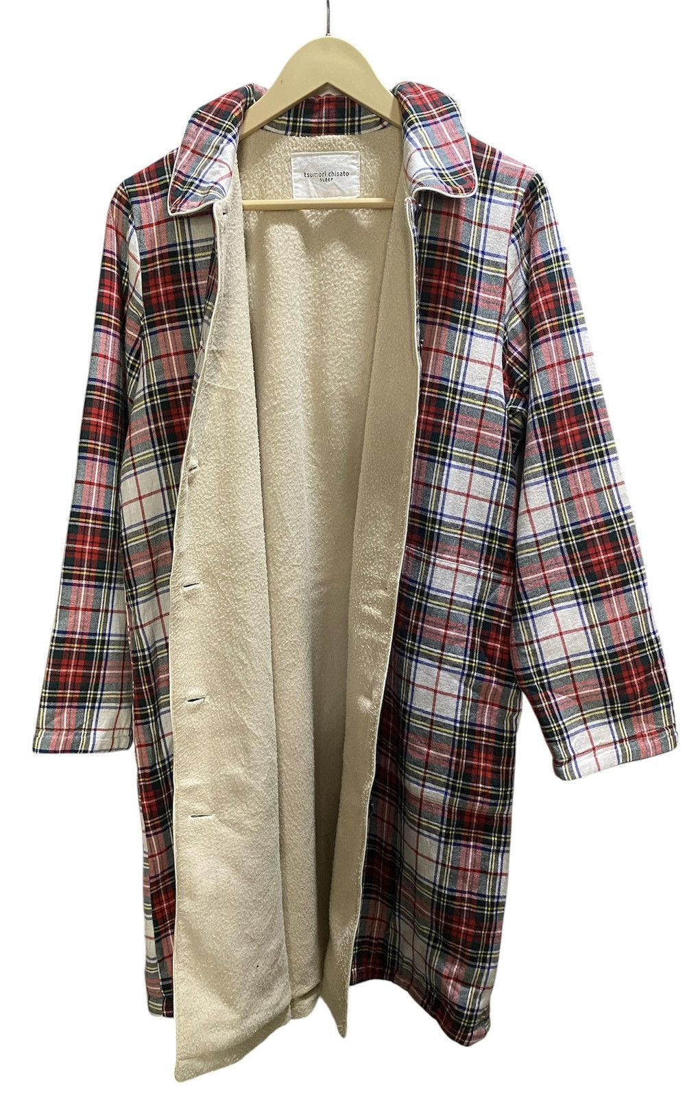 Issey Miyake Tsumori Chisato Sleep Plaid Cotton Flannel Night Size US M / EU 48-50 / 2 - 3 Thumbnail
